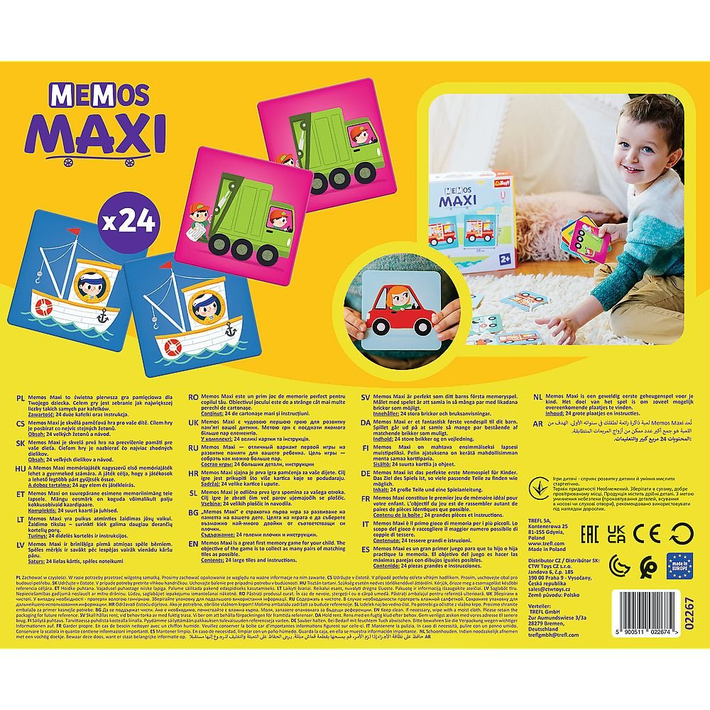 Trefl Memo Maxi Transporte