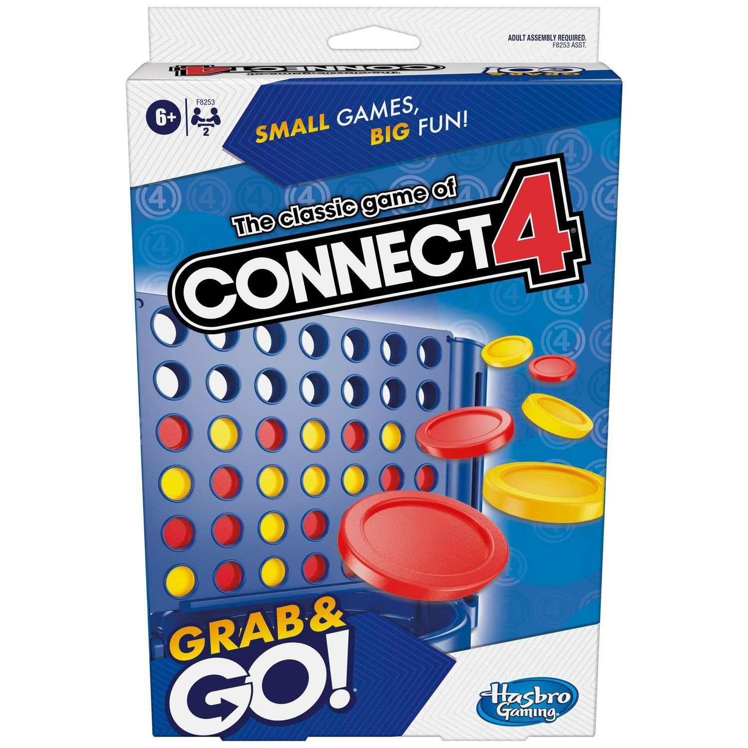 Gioco da viaggio Connect 4 Prendi e vai