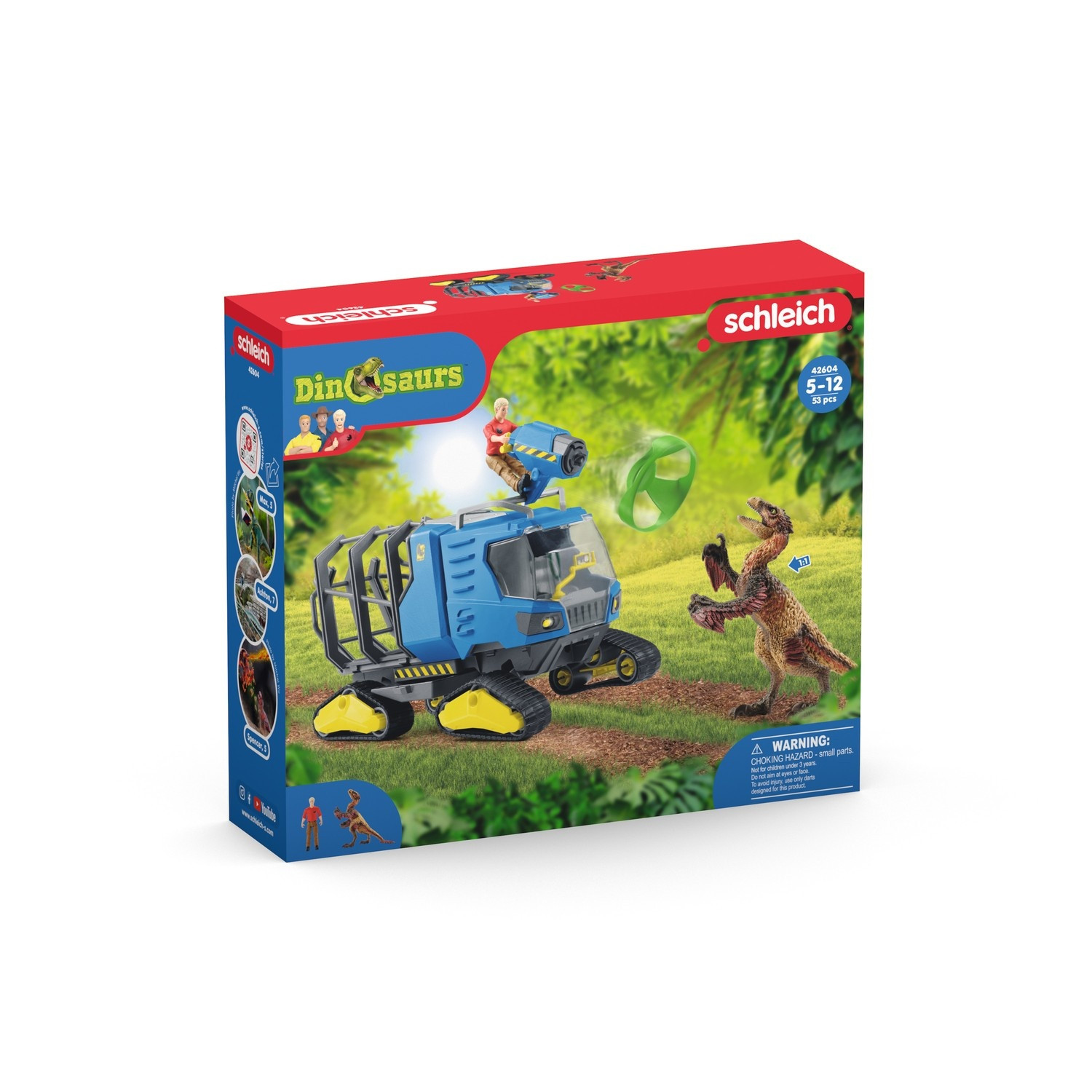 Pásové vozidlo Schleich Dinosaurs