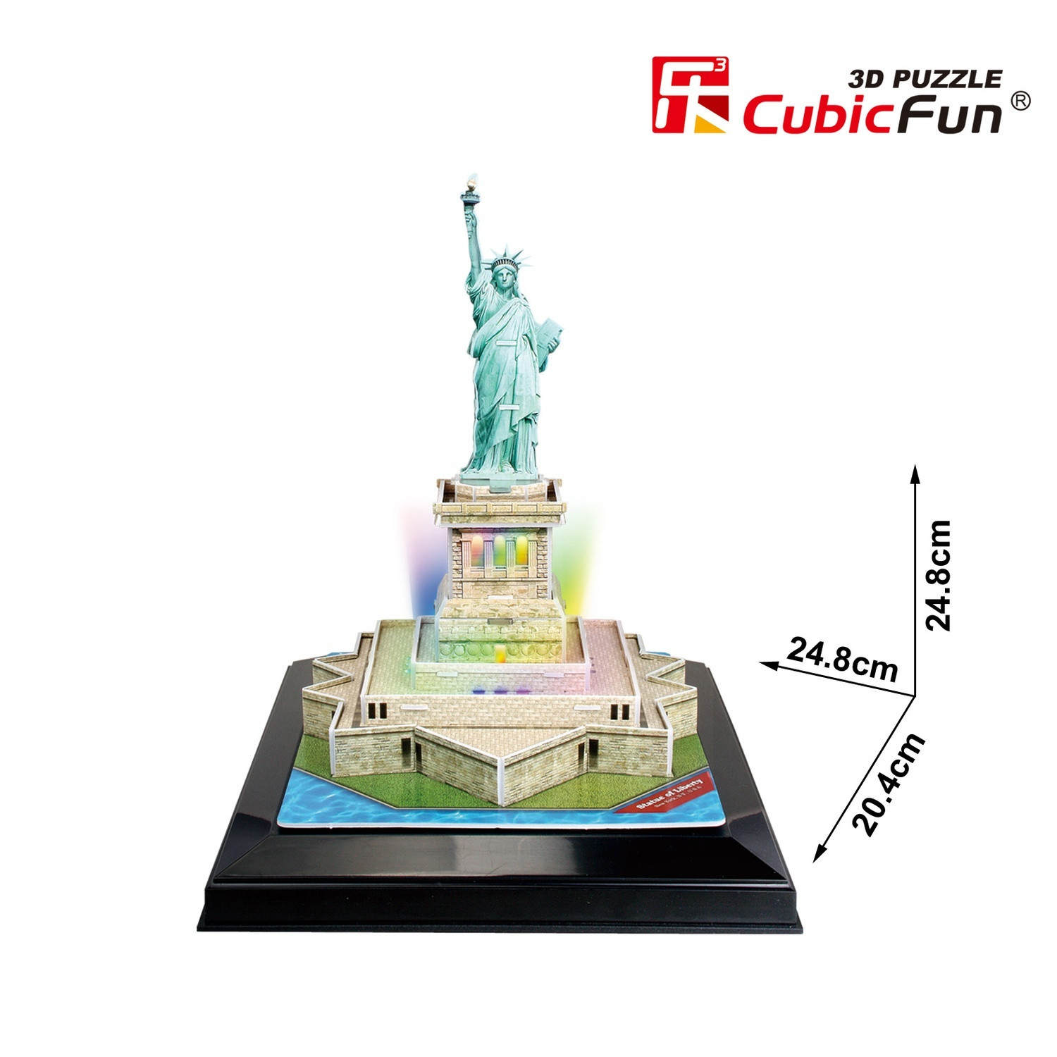 Cubicfun 3D-Puzzle mit LED-Freiheitsstatue