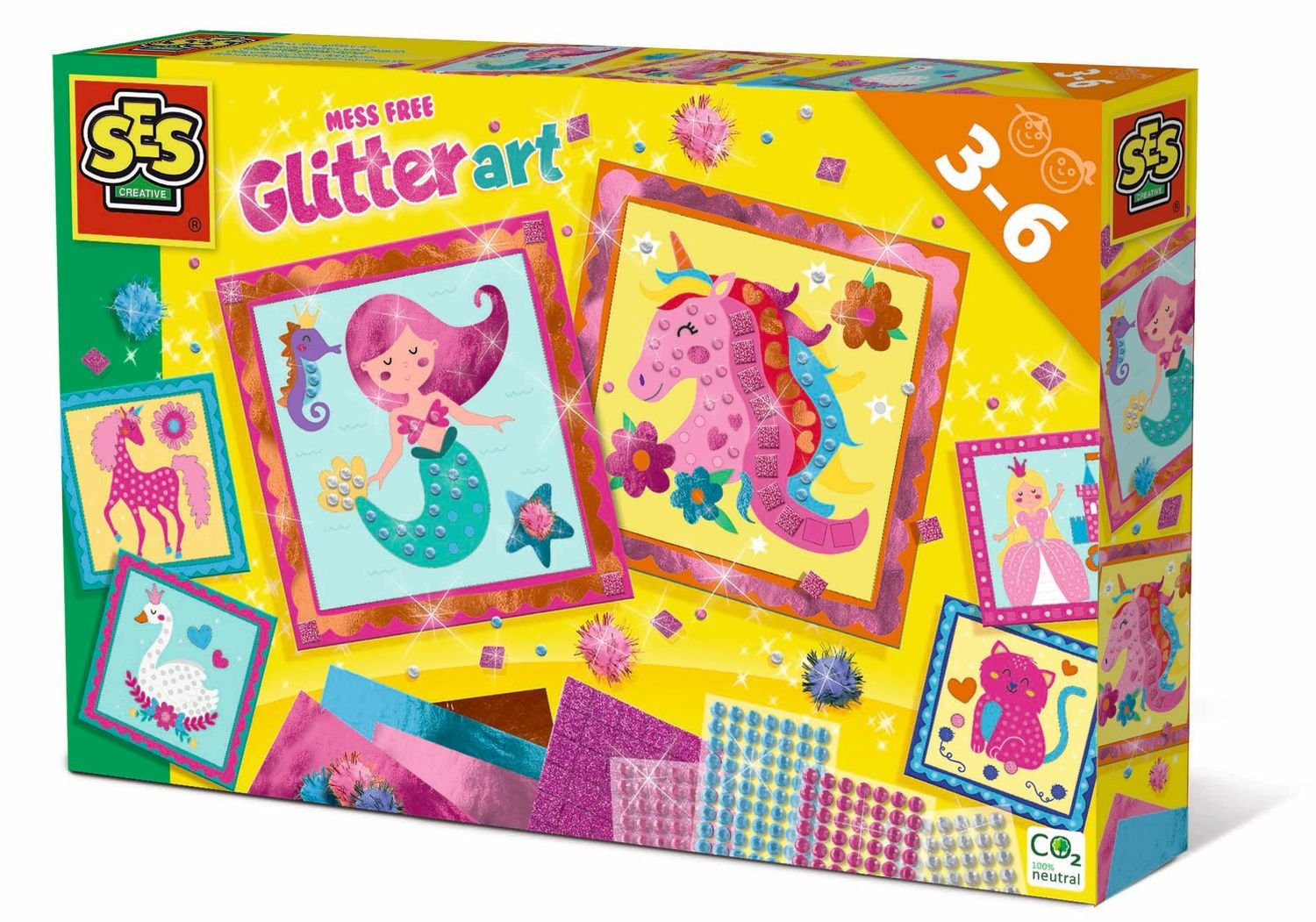 Ses Mess Gratis Glitter Art