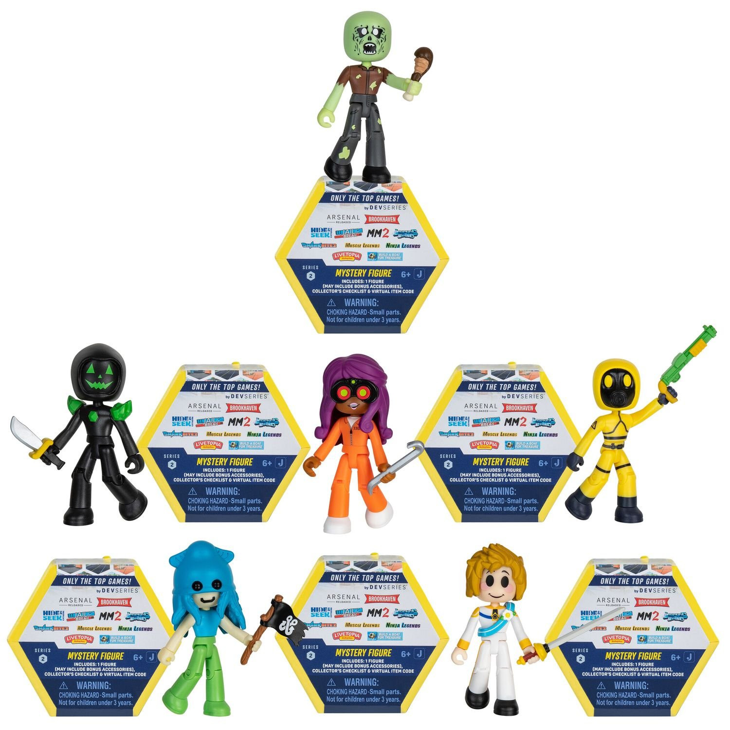 Dev Series W2 Mystery-Figur, 7 cm