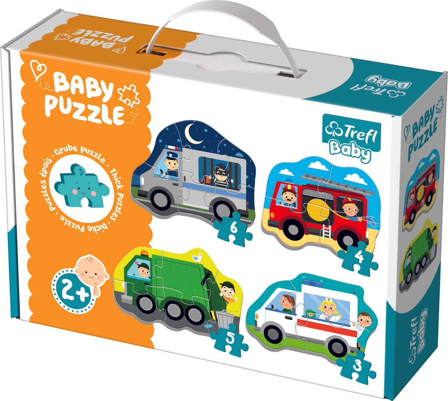 Trefl Bébé Puzzle Set Voitures