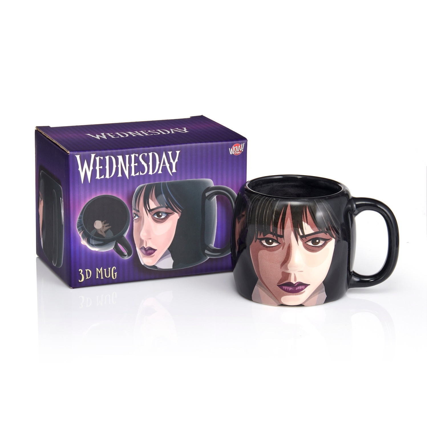 Caneca 3D "Wednesday Thing" para Presente