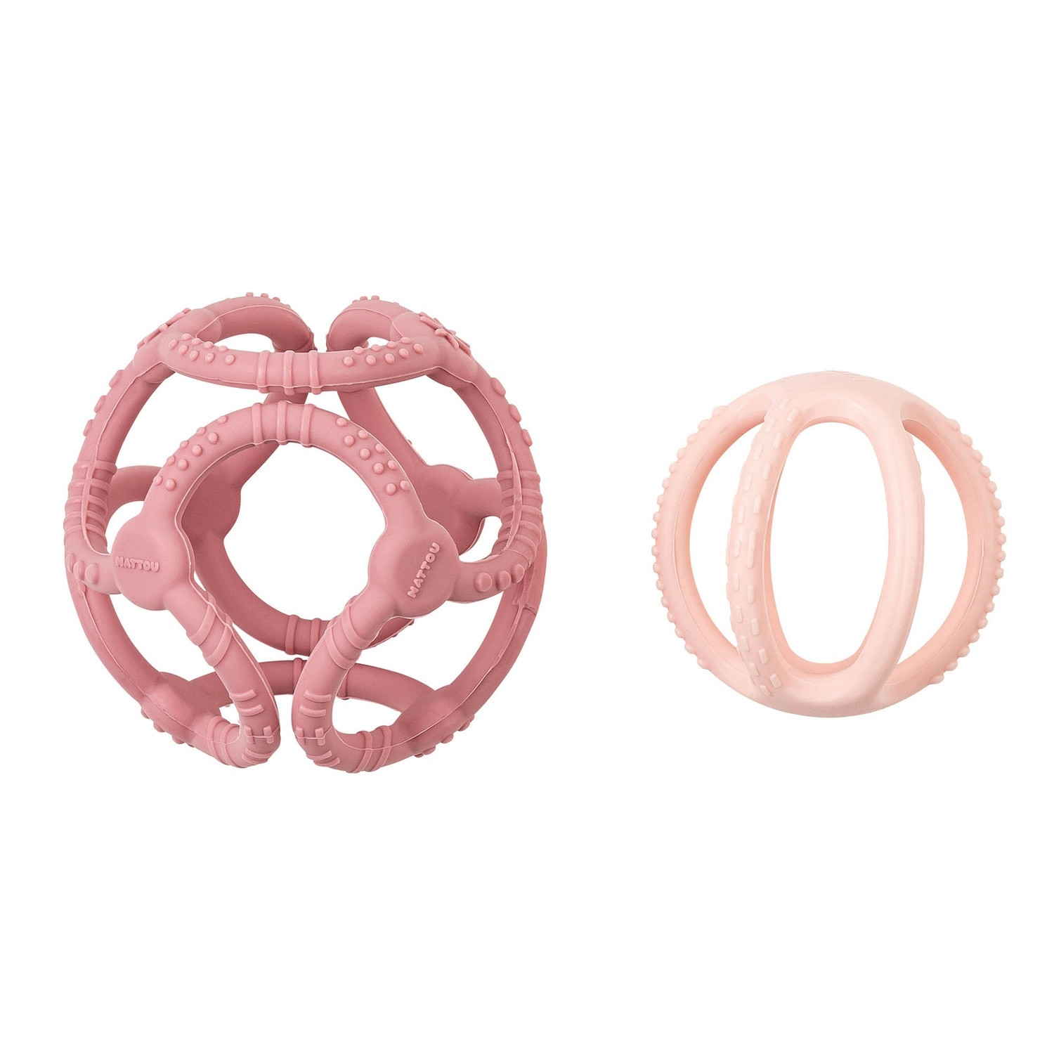 Conjunto de 2 bolas Nattou, rosa