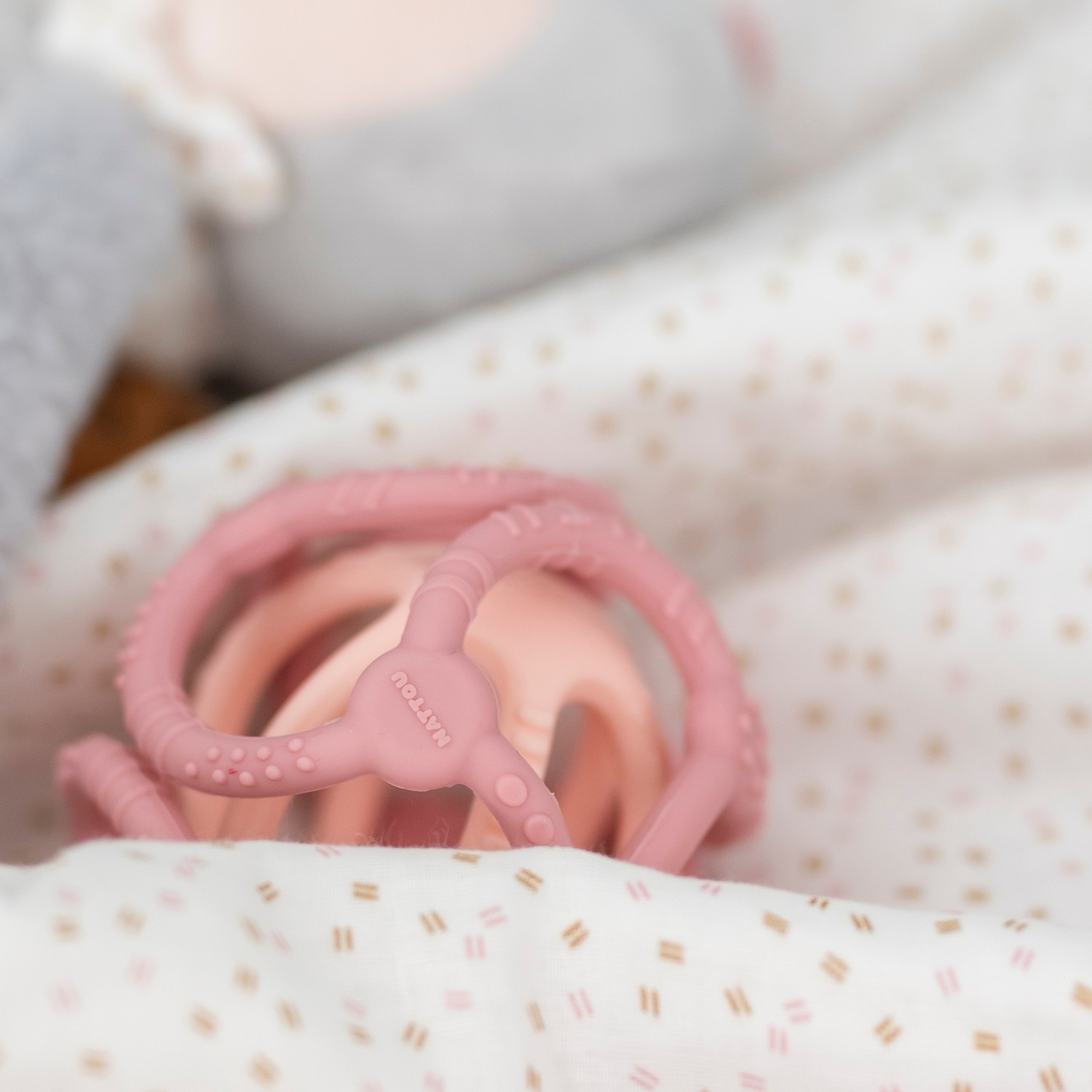Conjunto de 2 bolas Nattou, rosa