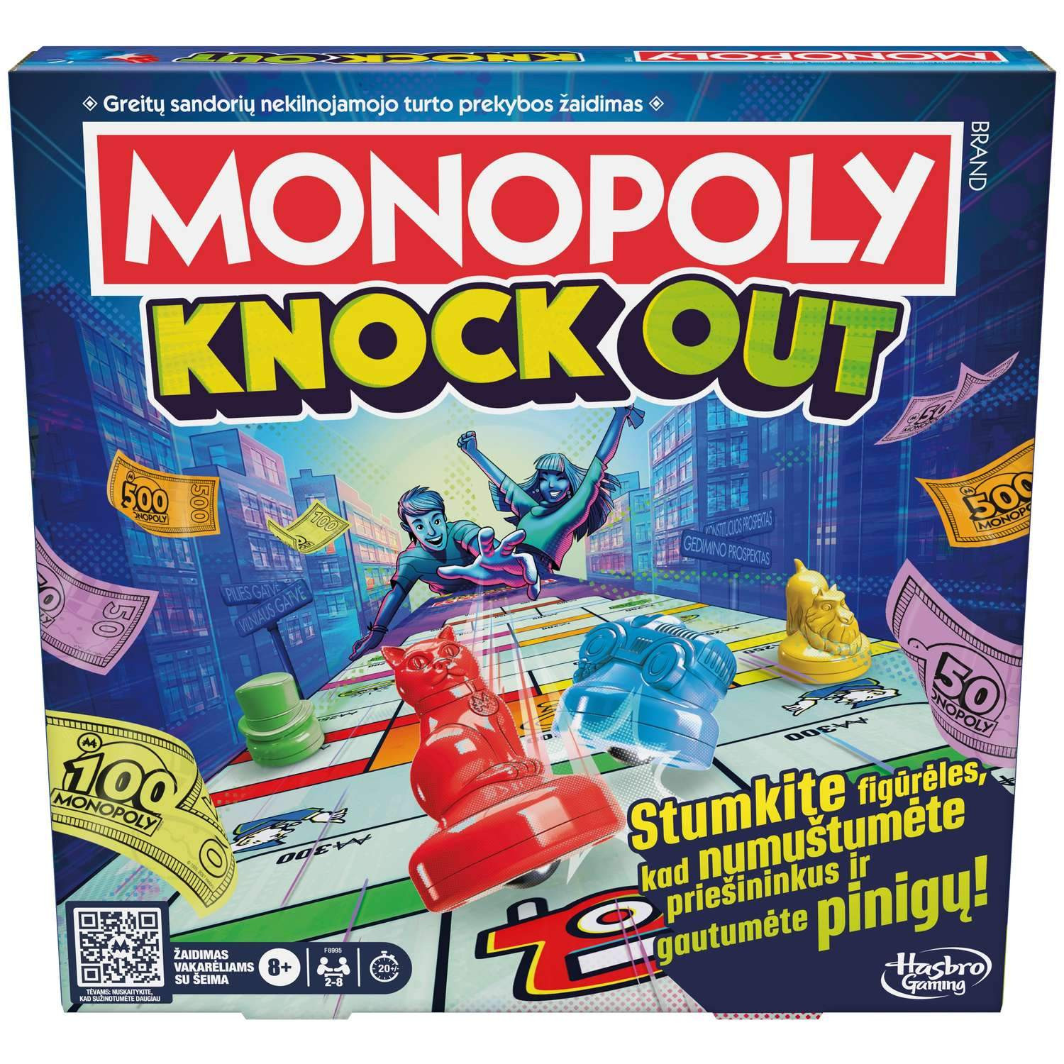 Monopoly Boardgame Knockout (em lituano)