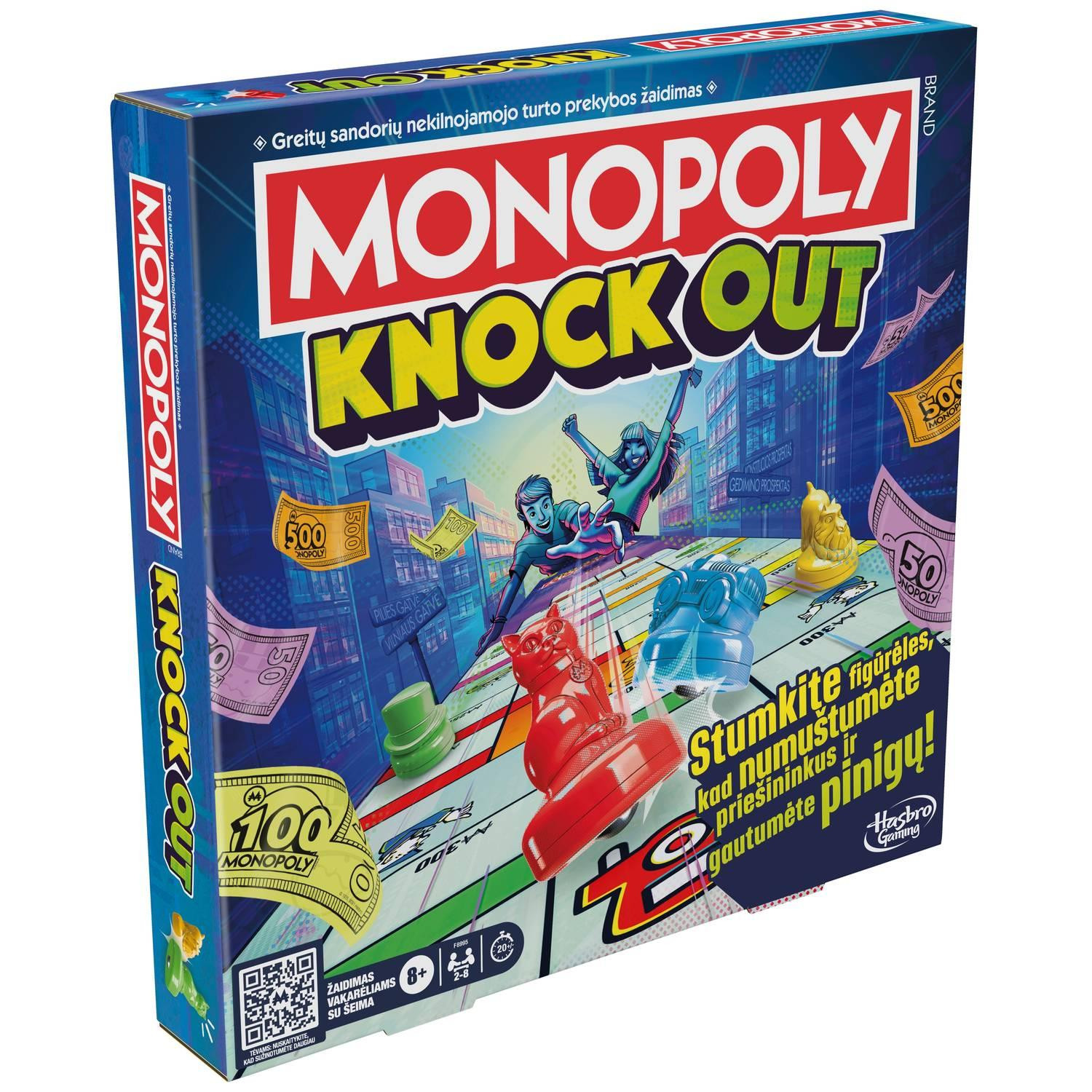 Monopoly Boardgame Knockout (em lituano)