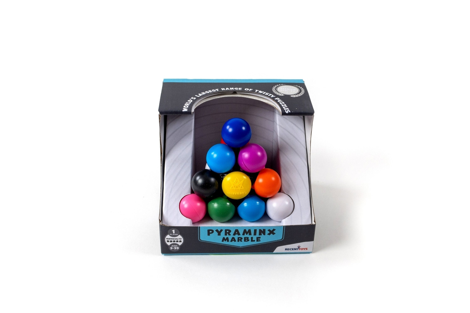 Recent speelgoed Logicaspel Pyraminx Marble