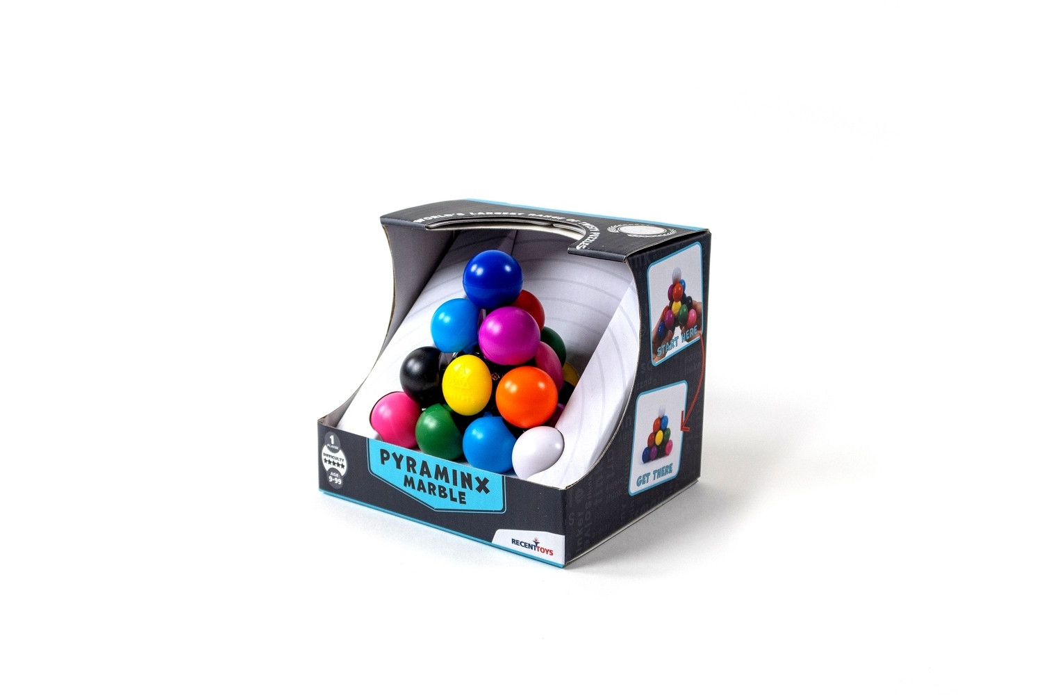Recent speelgoed Logicaspel Pyraminx Marble