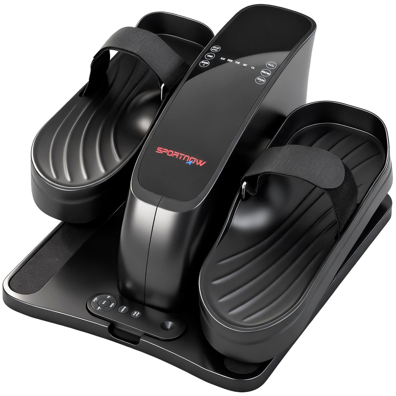 Mini Elliptical Trainer, 12 Speeds, LED Display, Remote Control