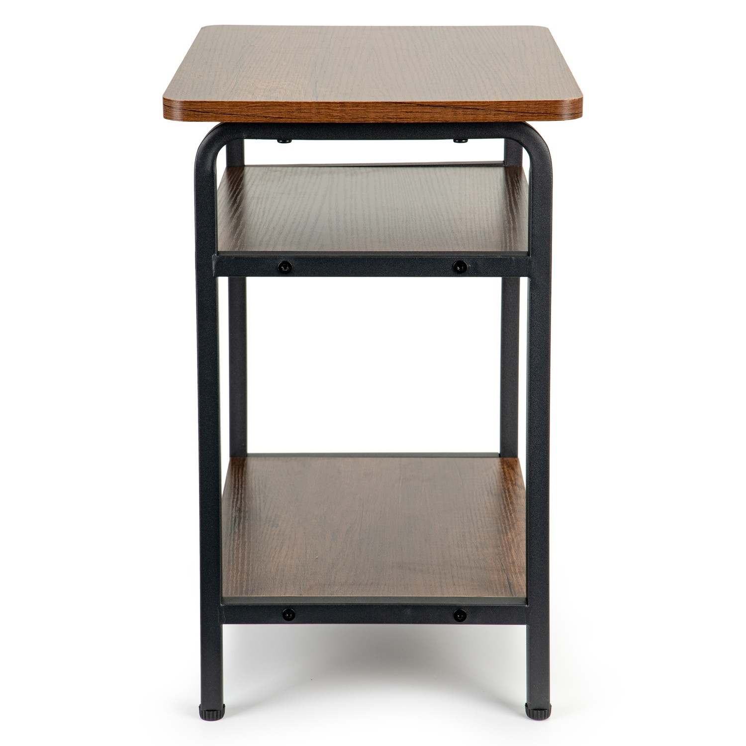3-Level Loft Coffee Table, Metal Frame, MDF Top
