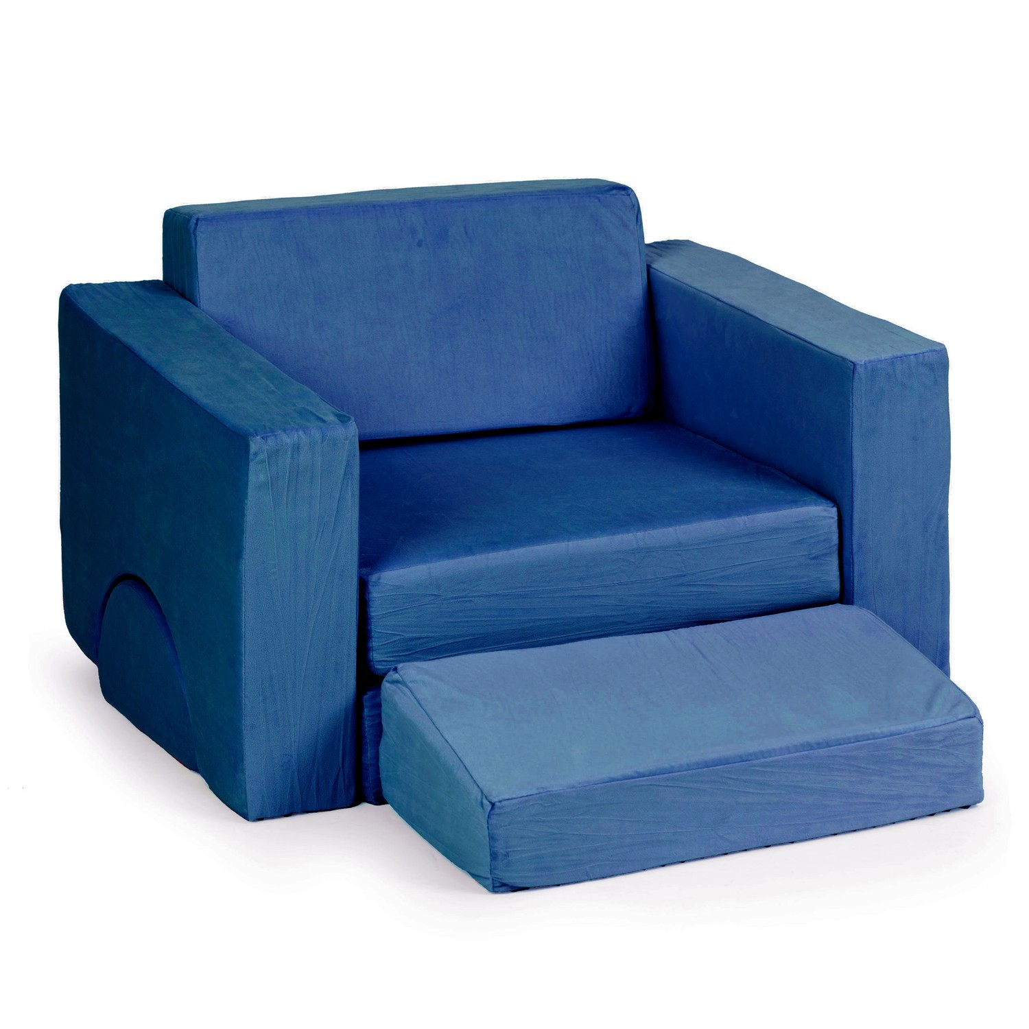 Poltrona infantil modular com 8 almofadas – Azul