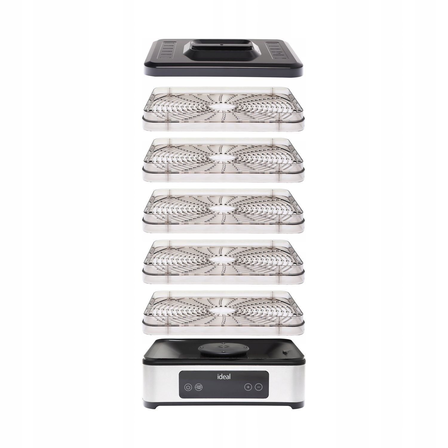 Voedseldroger 400W, 5 laden, timer, temperatuurregeling
