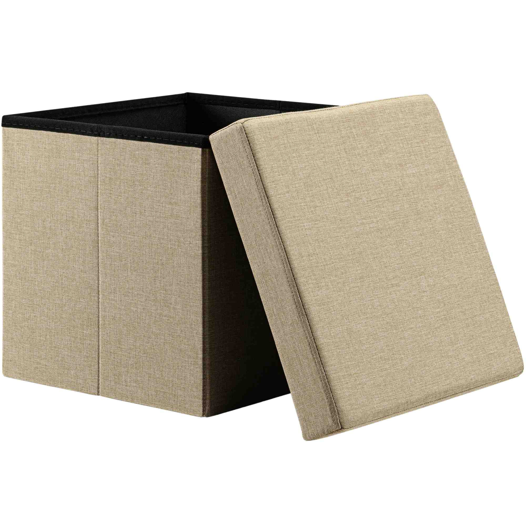 Stool Beige 38x38x38cm foldable