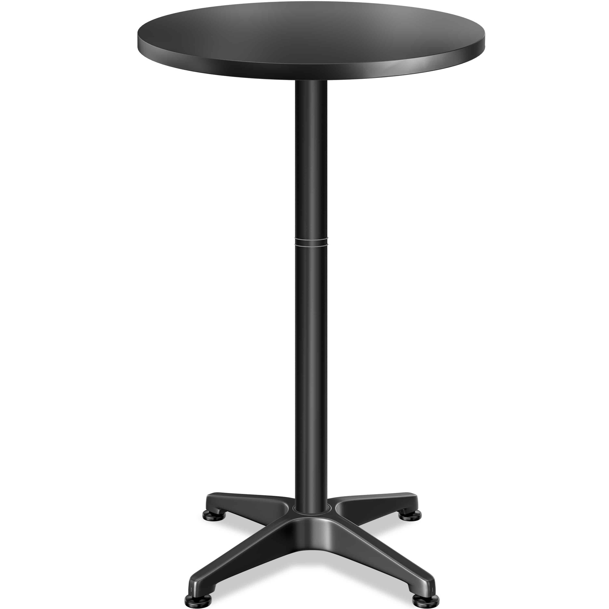 Bar table 2in1 black 60cm height adjustable folding