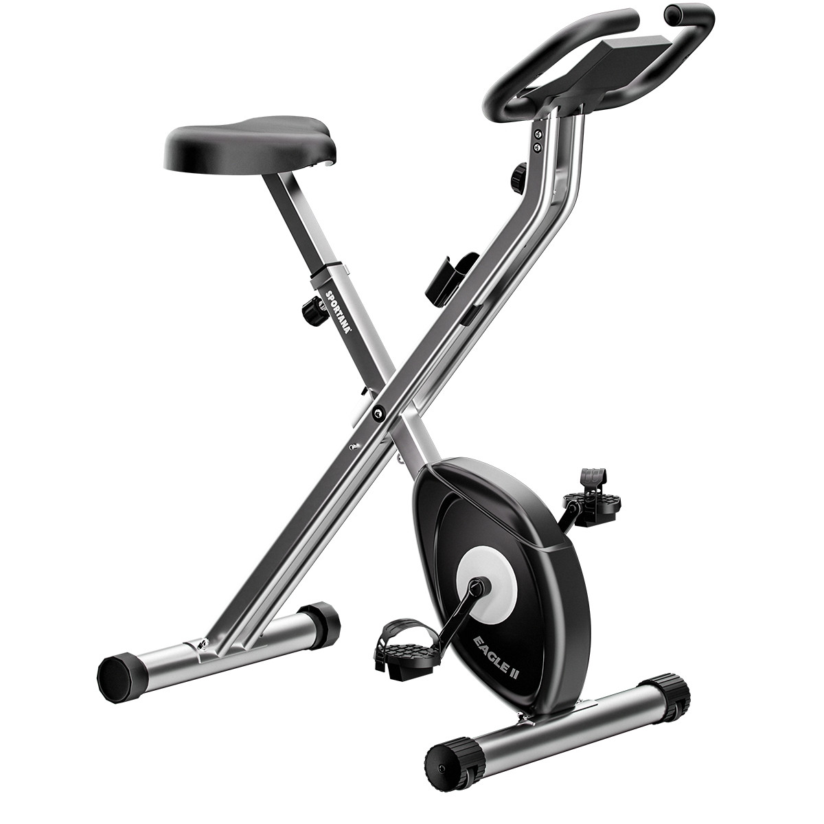 Foldable Exercise Bike with Adjustable Resistance