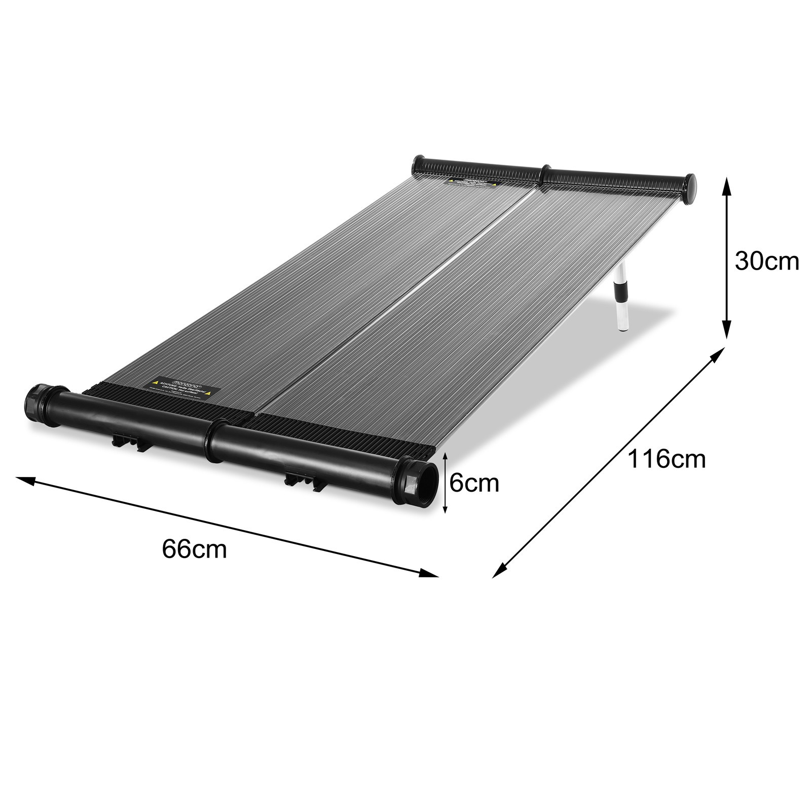 Solar Pool Heating Panel, 116x66cm, Eco-Friendly