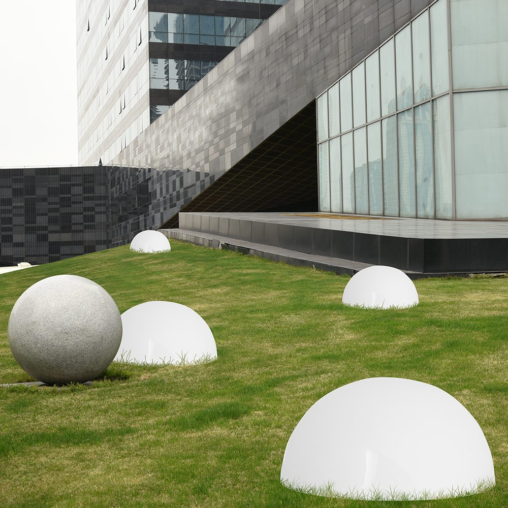 Conjunto de 3 Globos de Luz Solar LED, Meia-lua, com Sensor Crepusc...
