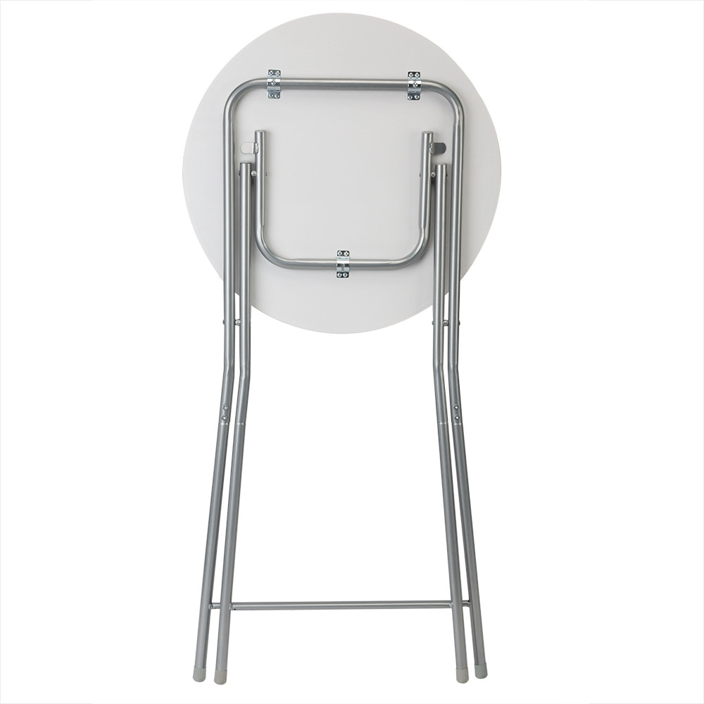 Opklapbare bartafel, wit MDF, 130x60cm