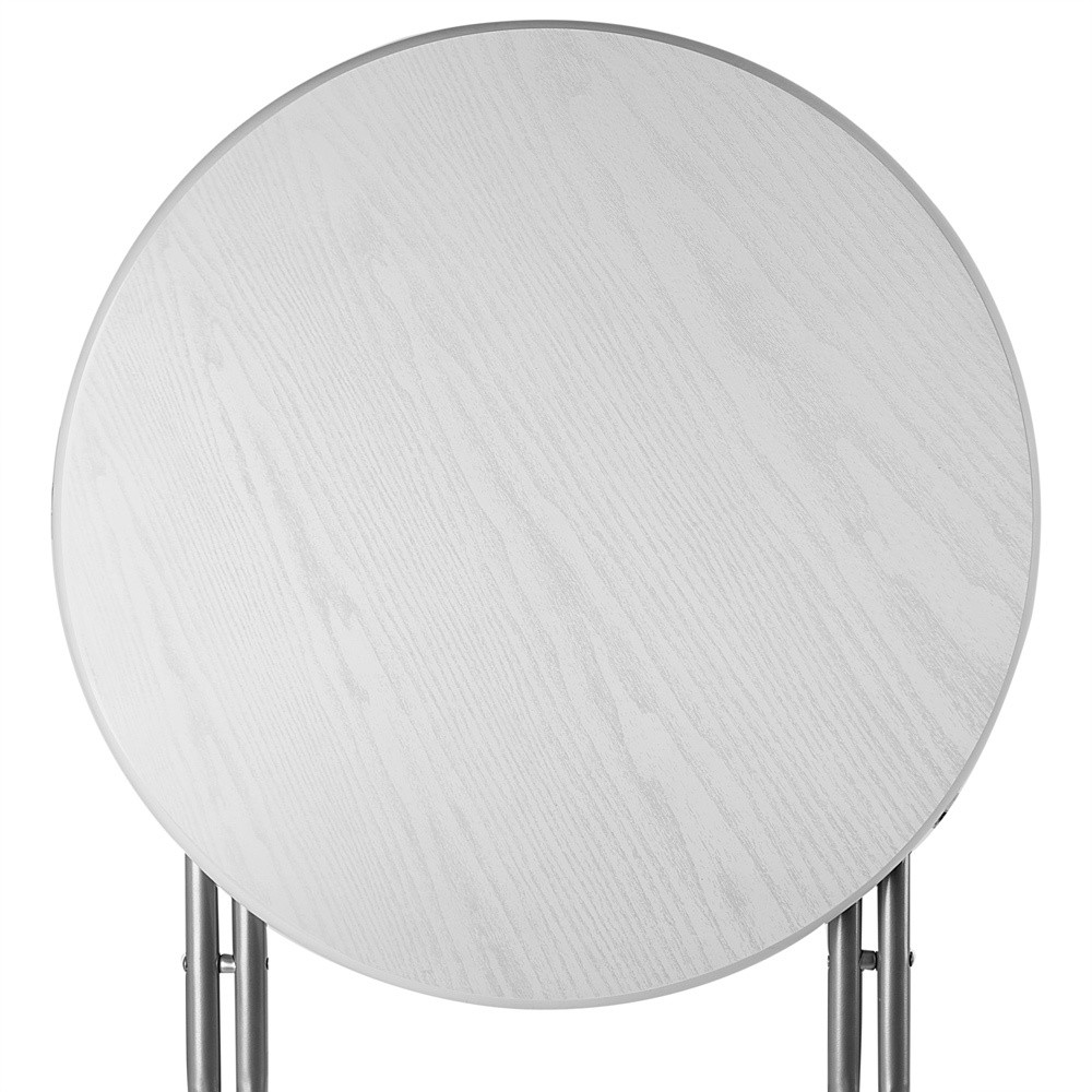 Opklapbare bartafel, wit MDF, 130x60cm