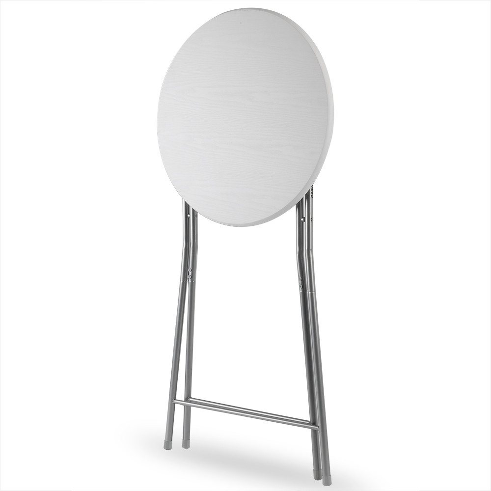 Opklapbare bartafel, wit MDF, 130x60cm