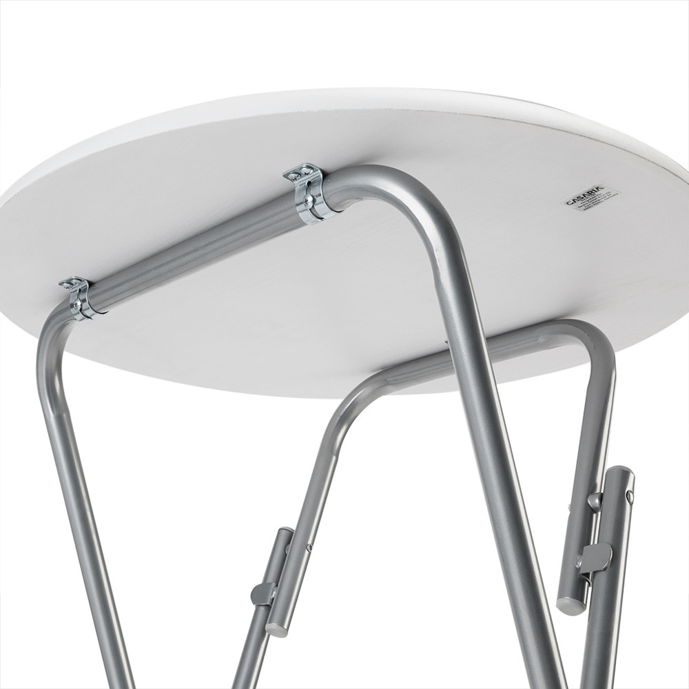 Opklapbare bartafel, wit MDF, 130x60cm
