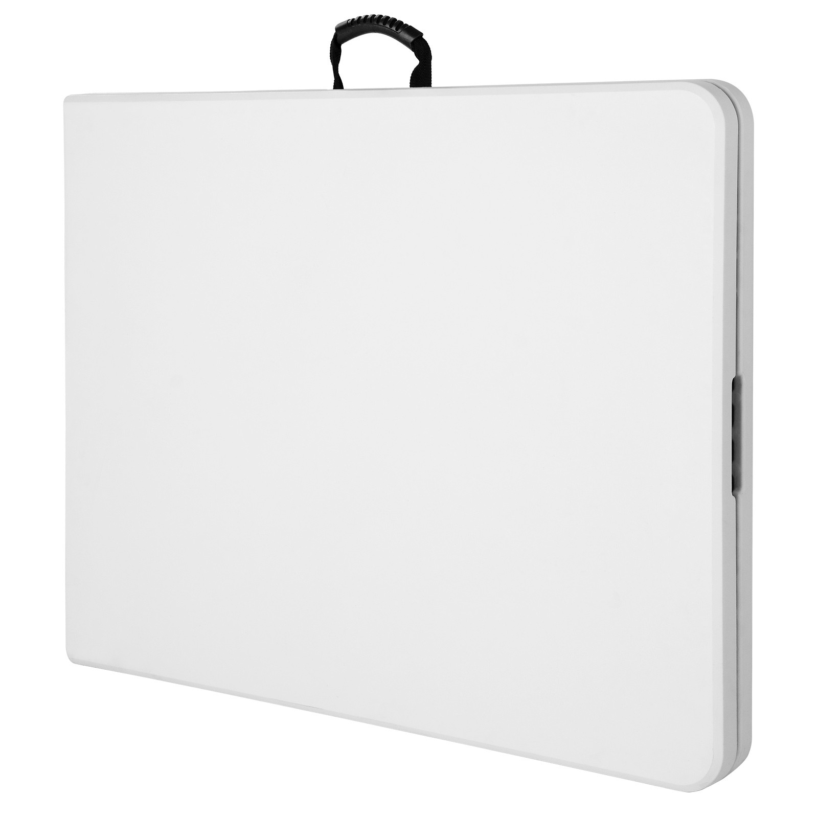 Folding Table 7ft White, Portable with Carrying Case