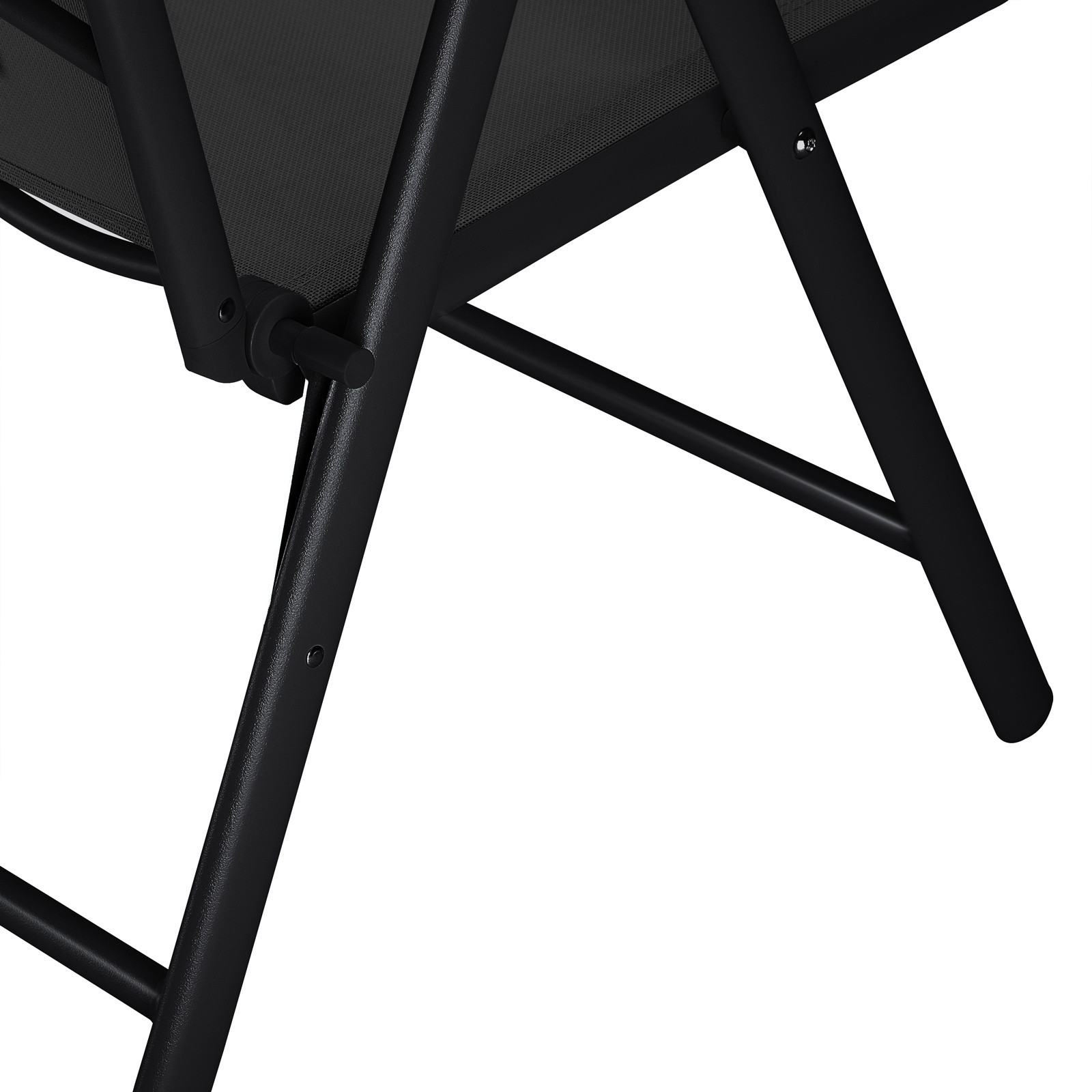 Garden Chairs, 2-Piece Set, Foldable, Adjustable, Anthracite