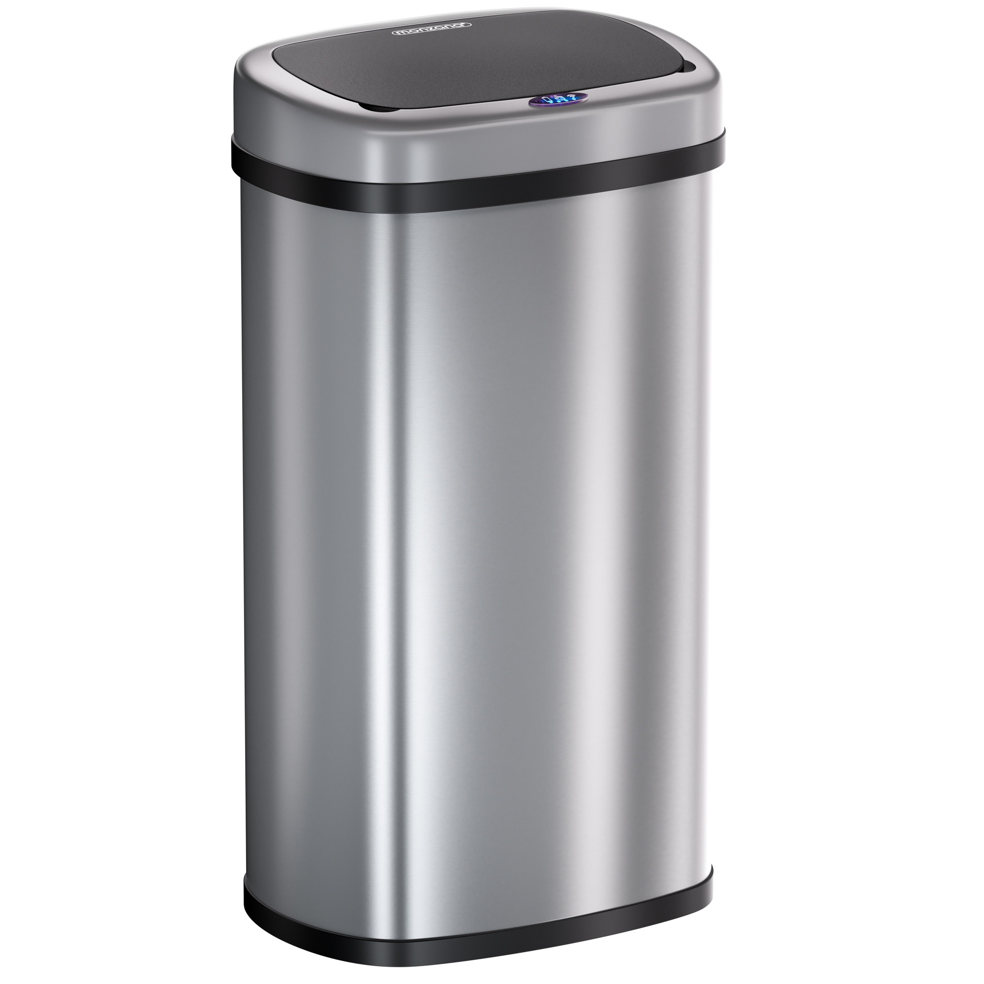 Sensor-Mülleimer, 58 l, Edelstahl, mit Bewegungssensor