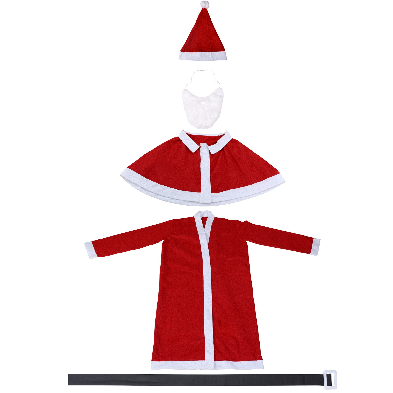 Kerstmanpakset – 5-delig, one size, polyester