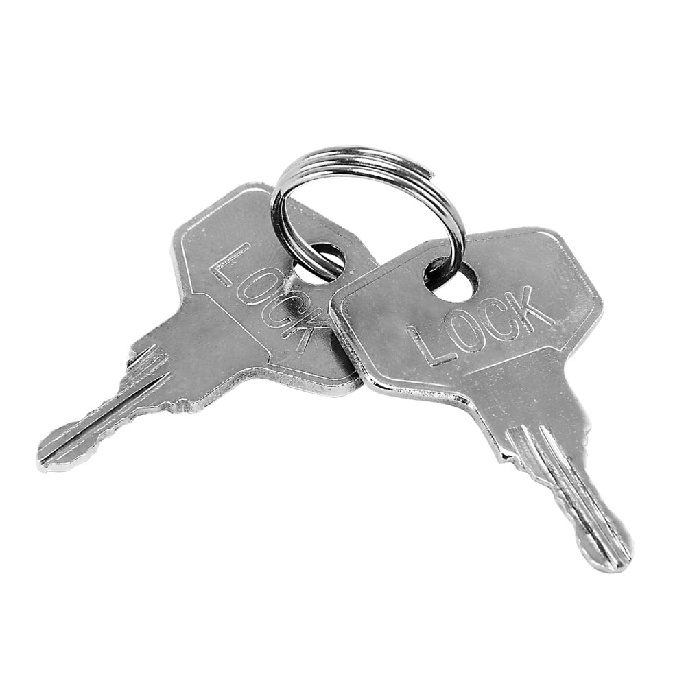 Lockable White Window Handles, 2-Pack, Child Safety
