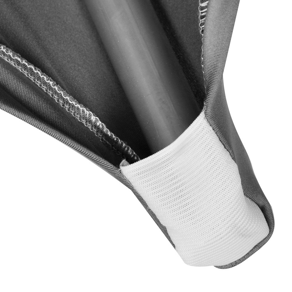 Nappe de table basse, anthracite, 80 cm, tissu extensible