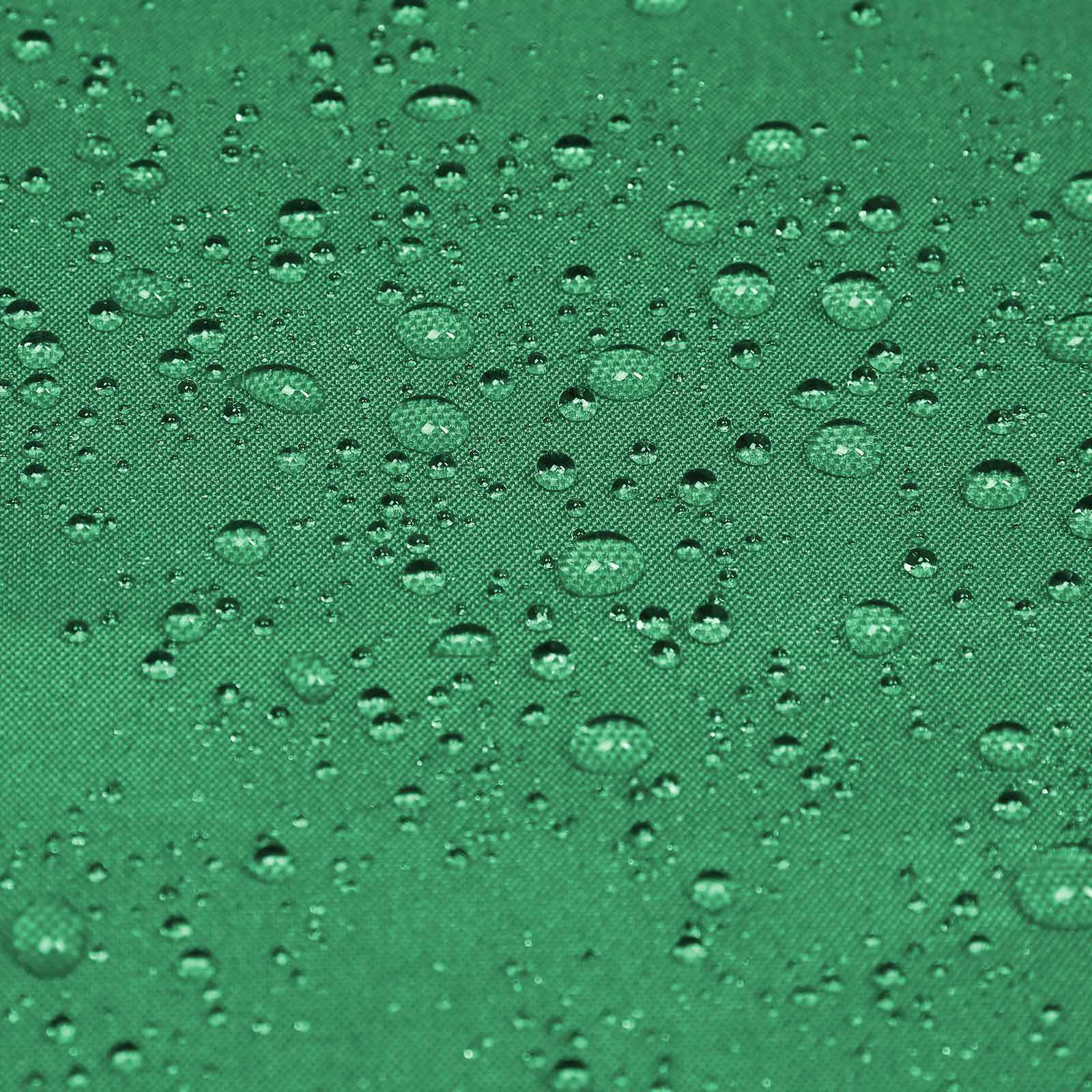 Housse de parasol verte, 3 m, polyester, fermeture éclair