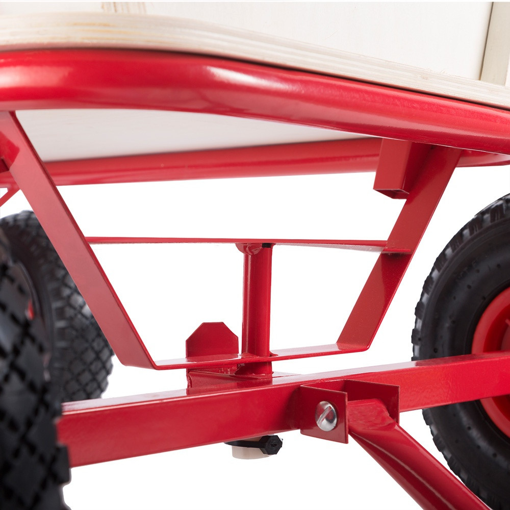 Pull Along Trolley with Canopy, 90L, Pneumatic Tyres
