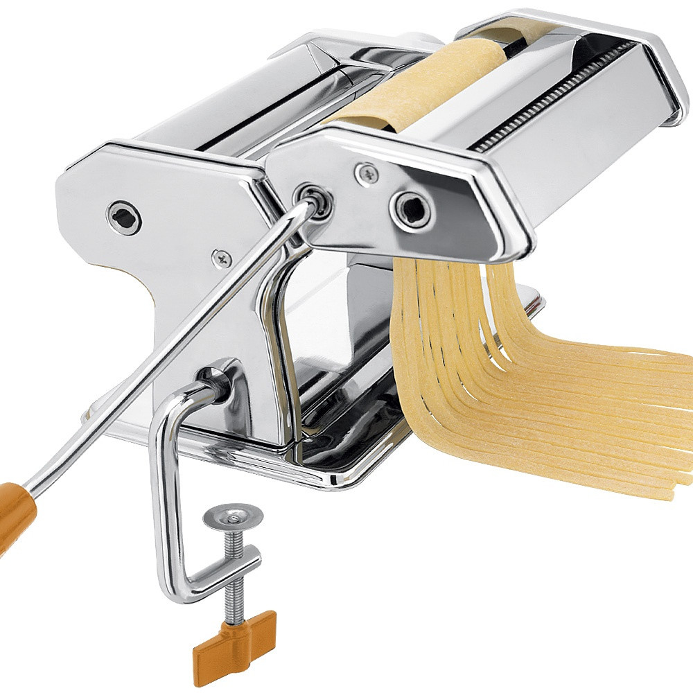 Pasta Maker with Adjustable Thickness, Stainless Steel