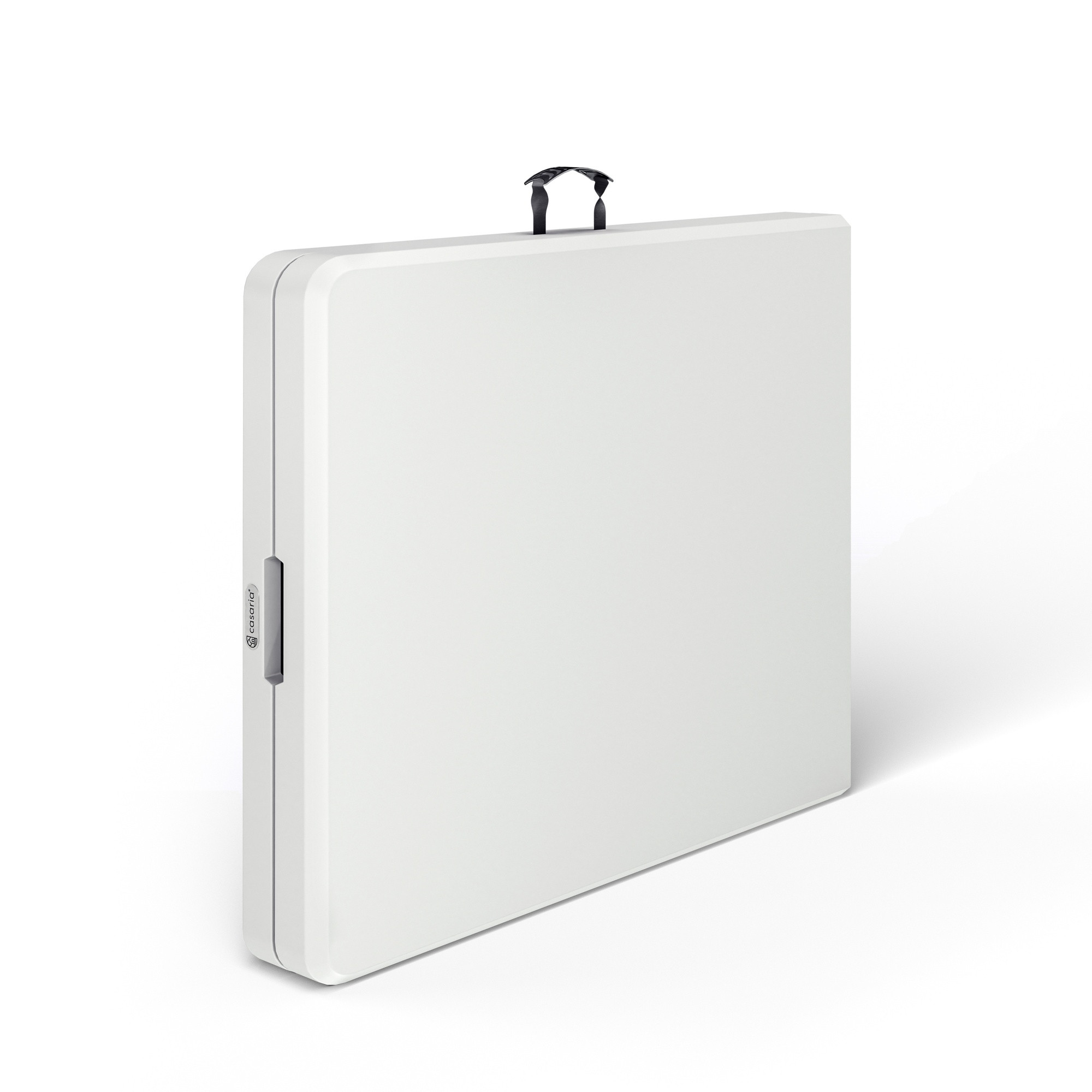 Folding Table with Handle, White, 6ft, Easy Storage