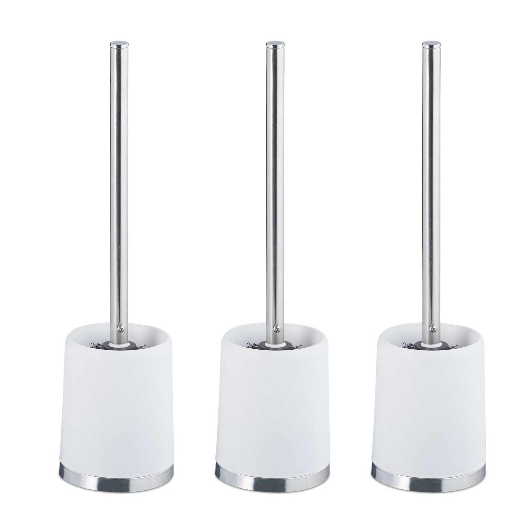 WC-Bürsten-Set mit Halter – 3er-Pack