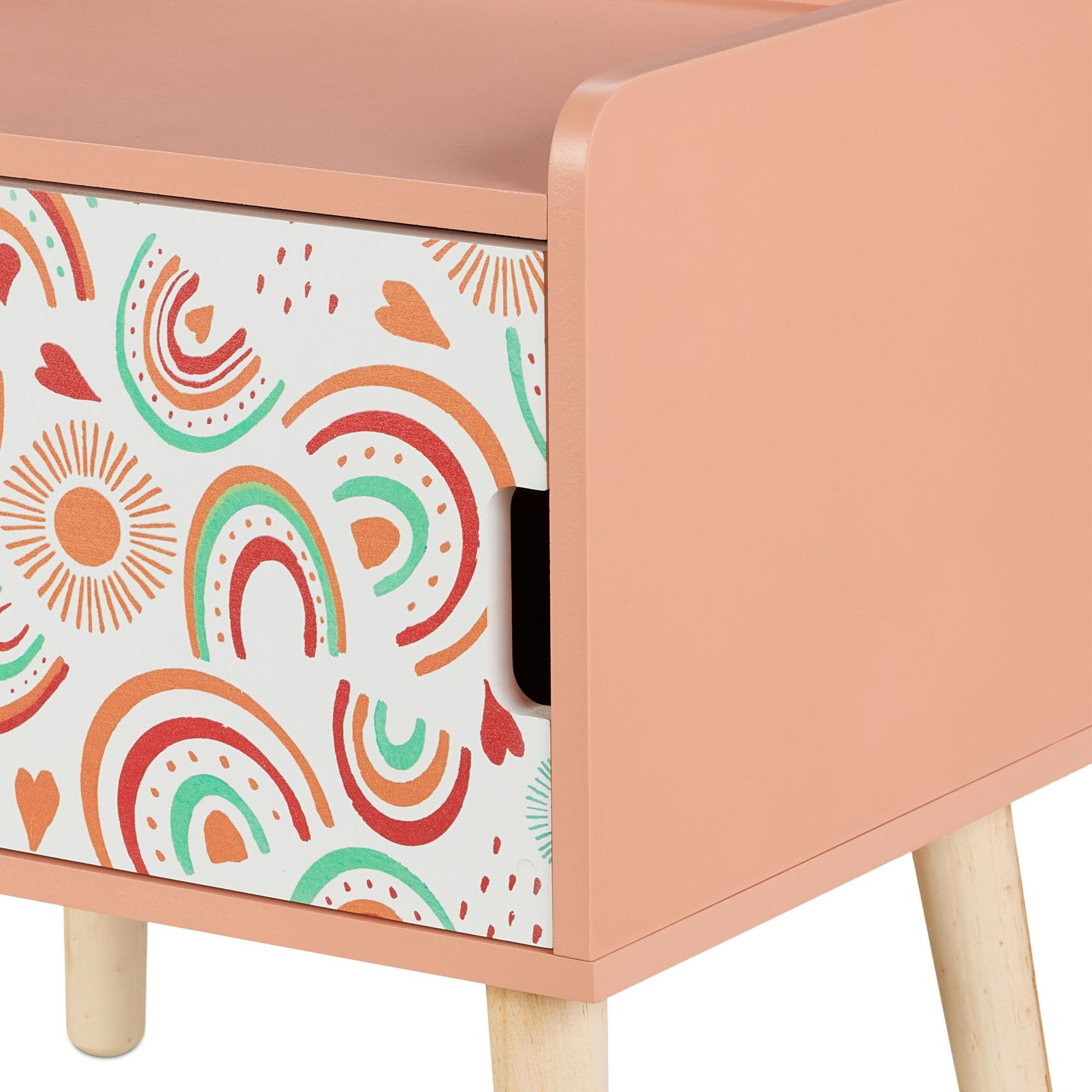 Kindernachttisch mit Staufach