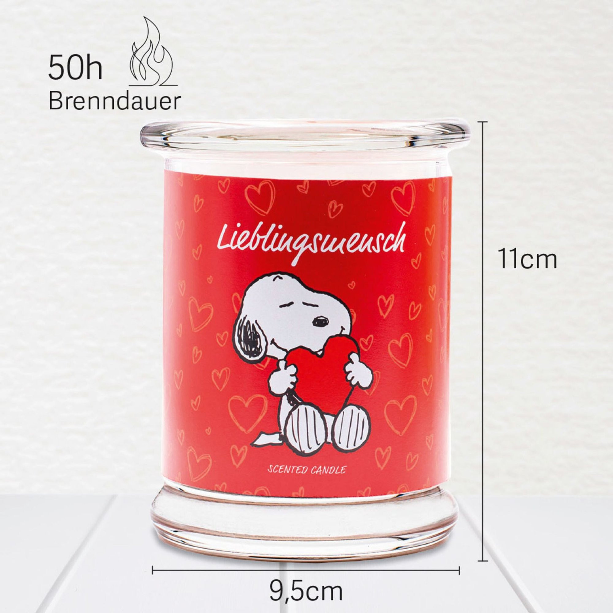 Erdnussduftkerze im Glas – Geschenkidee