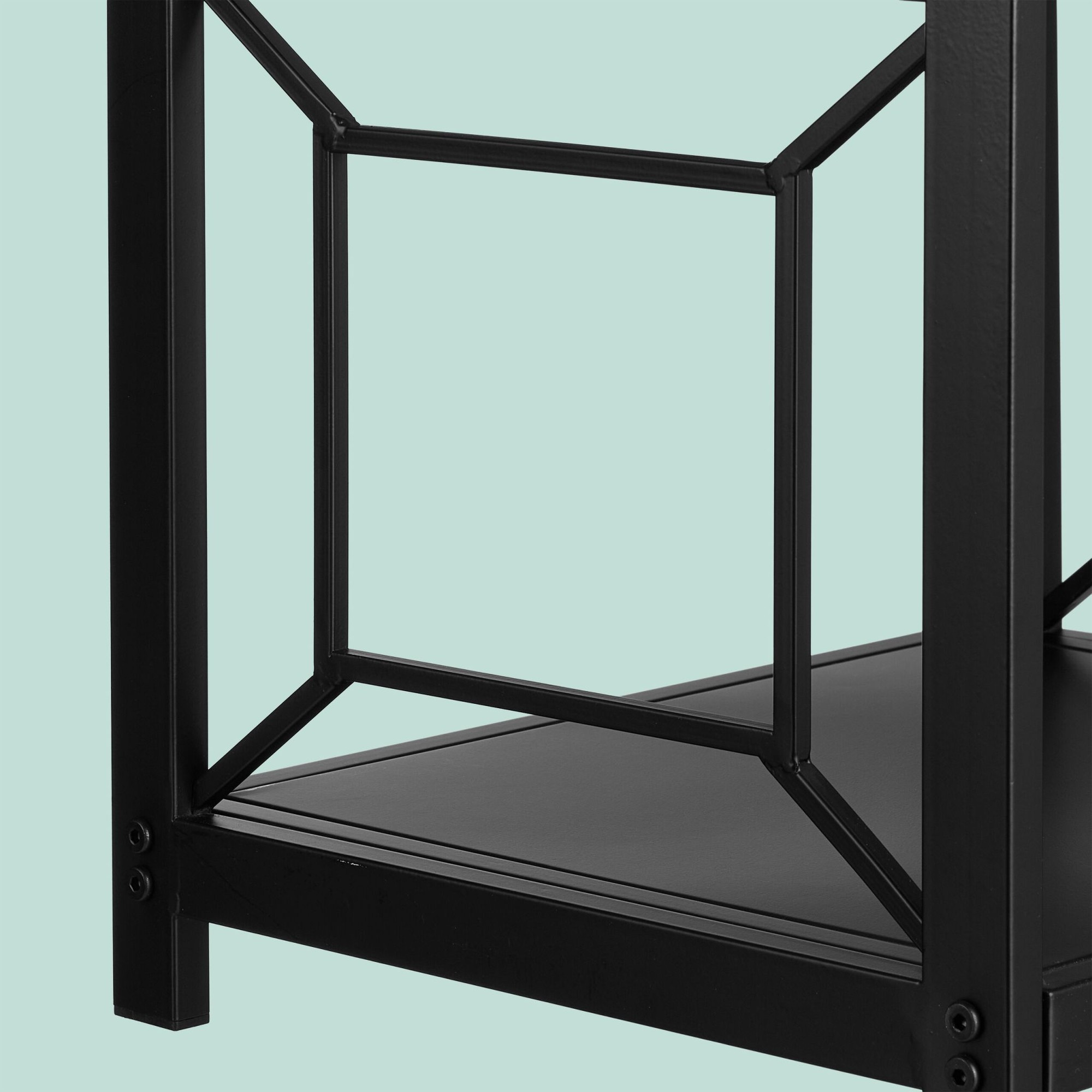 Firewood Rack, Space-Saving Iron Design
