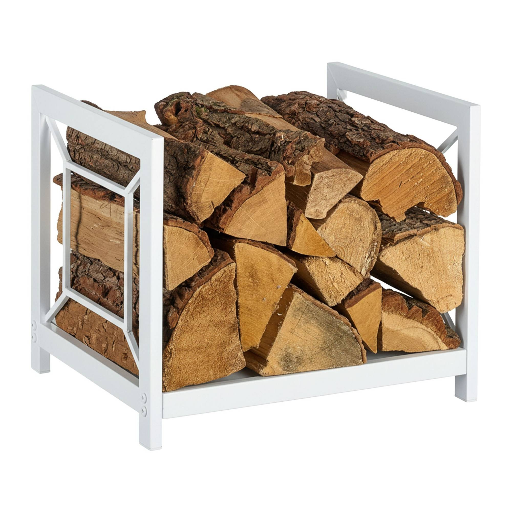 Porte-bûches, en fer durable, design compact