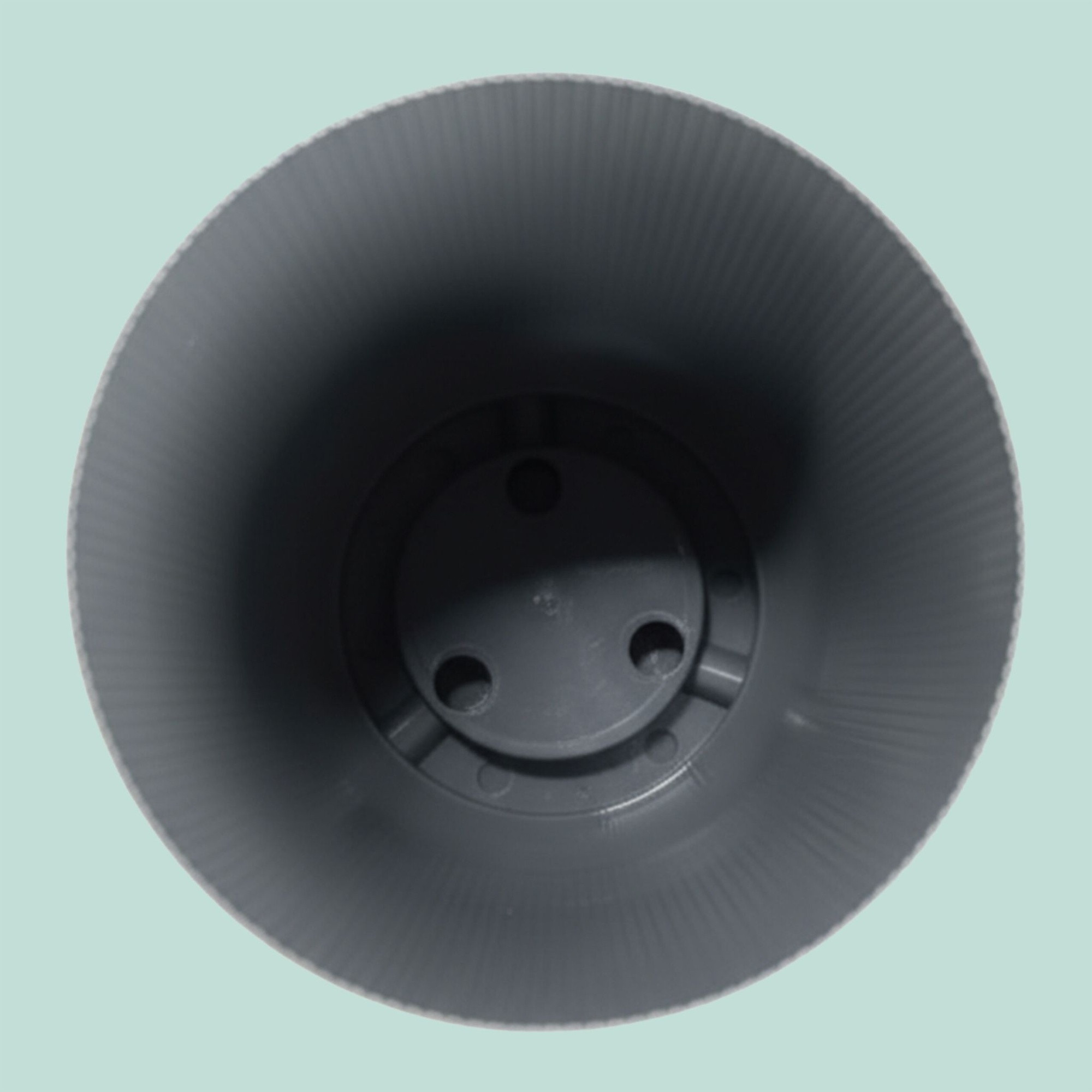 Fioriere con sottovasi, set da 2, plastica resistente