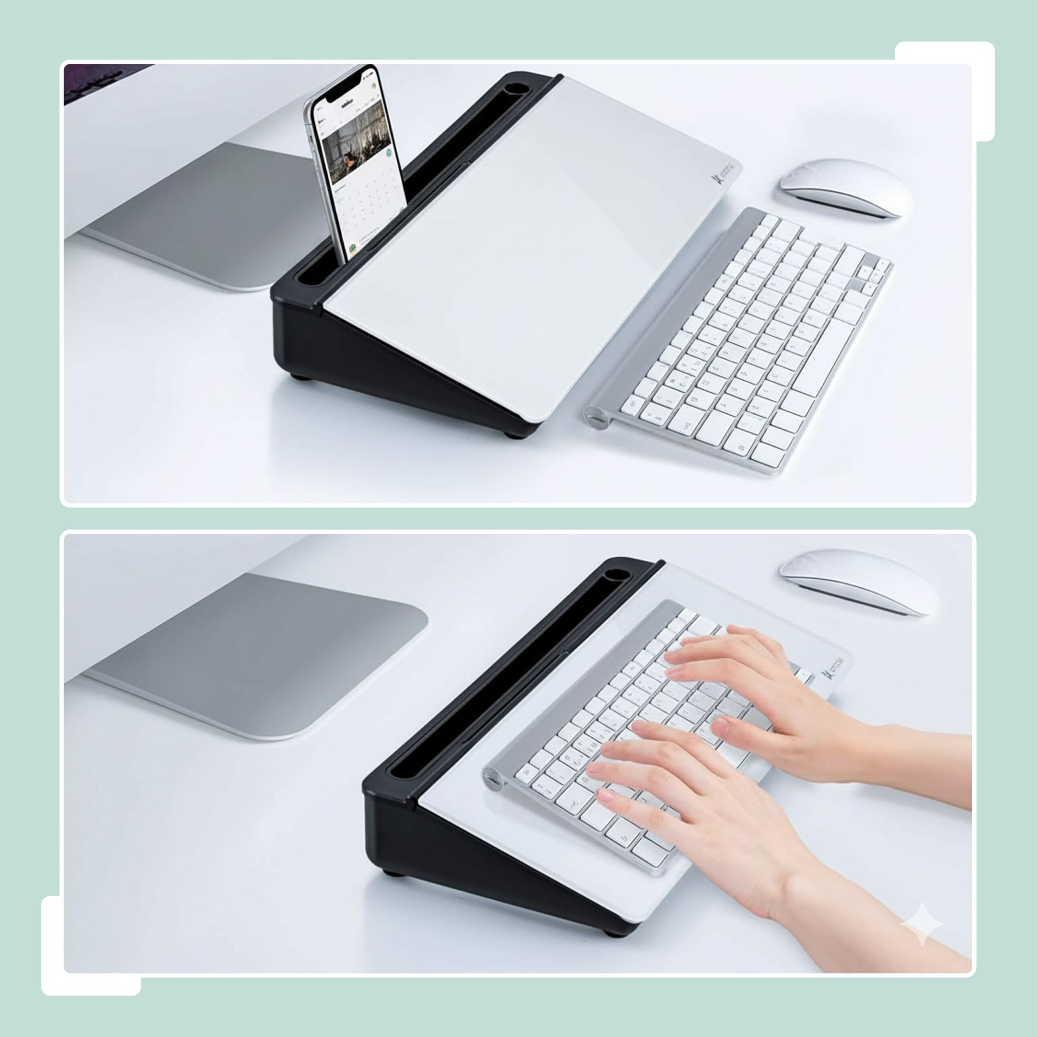 Organizer da scrivania con bacheca e 5 scomparti