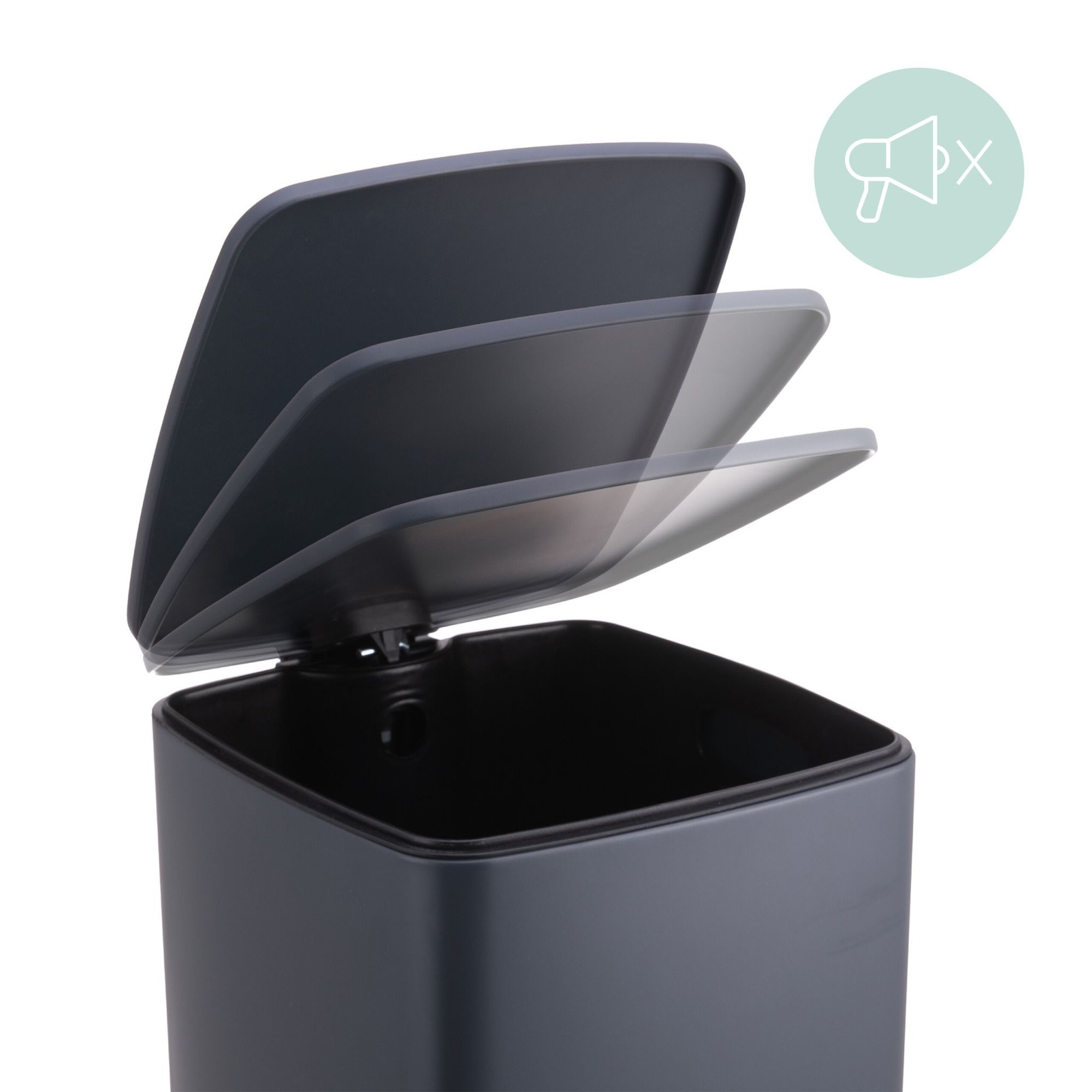 Küchen-Treteimer 30 l mit Soft-Close-Deckel