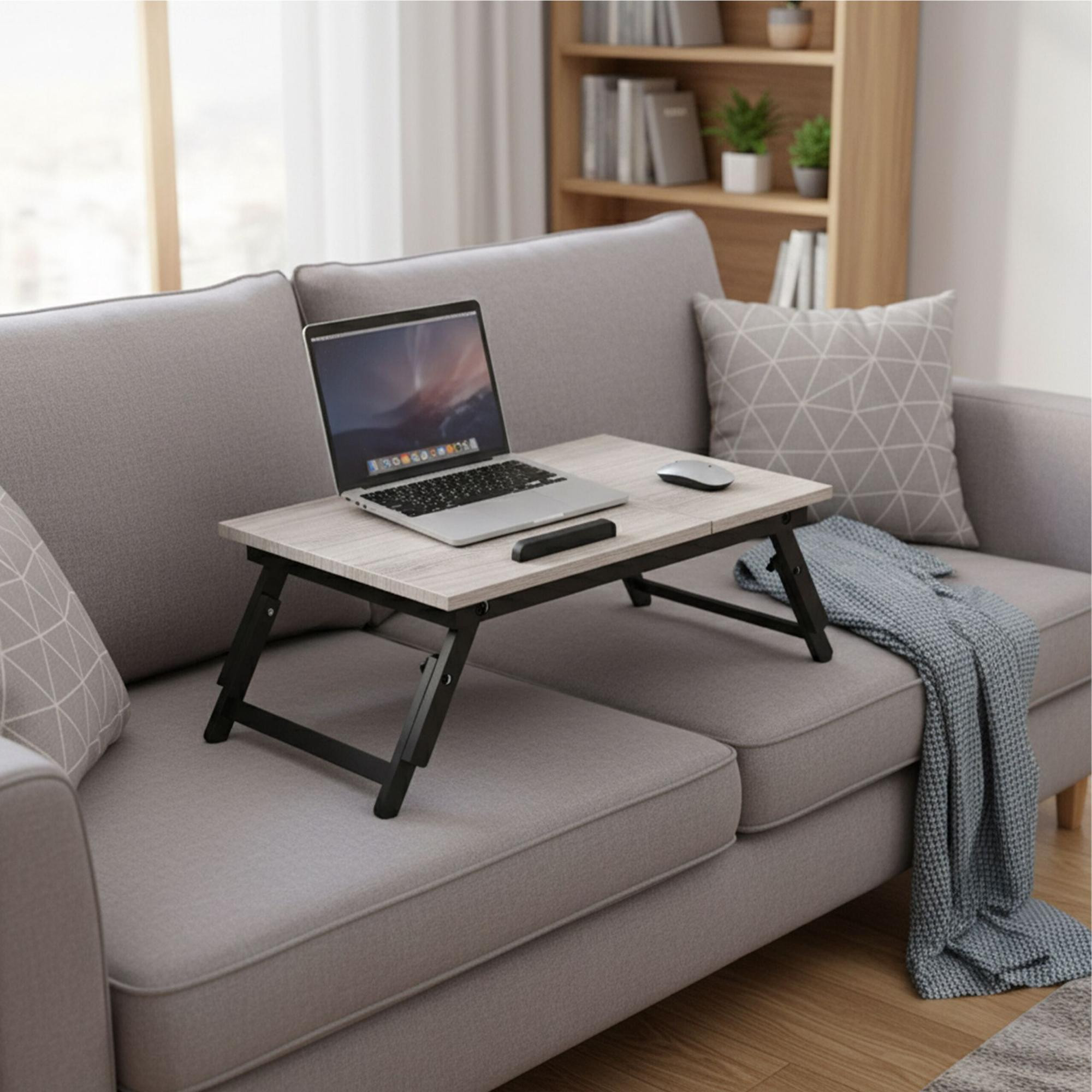 Adjustable Laptop Table with Drawer – Tilting Top