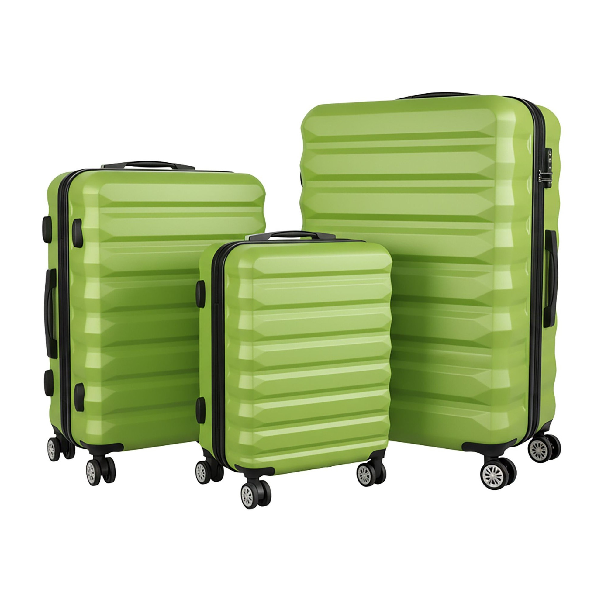 Ensemble de 3 valises rigides à roulettes