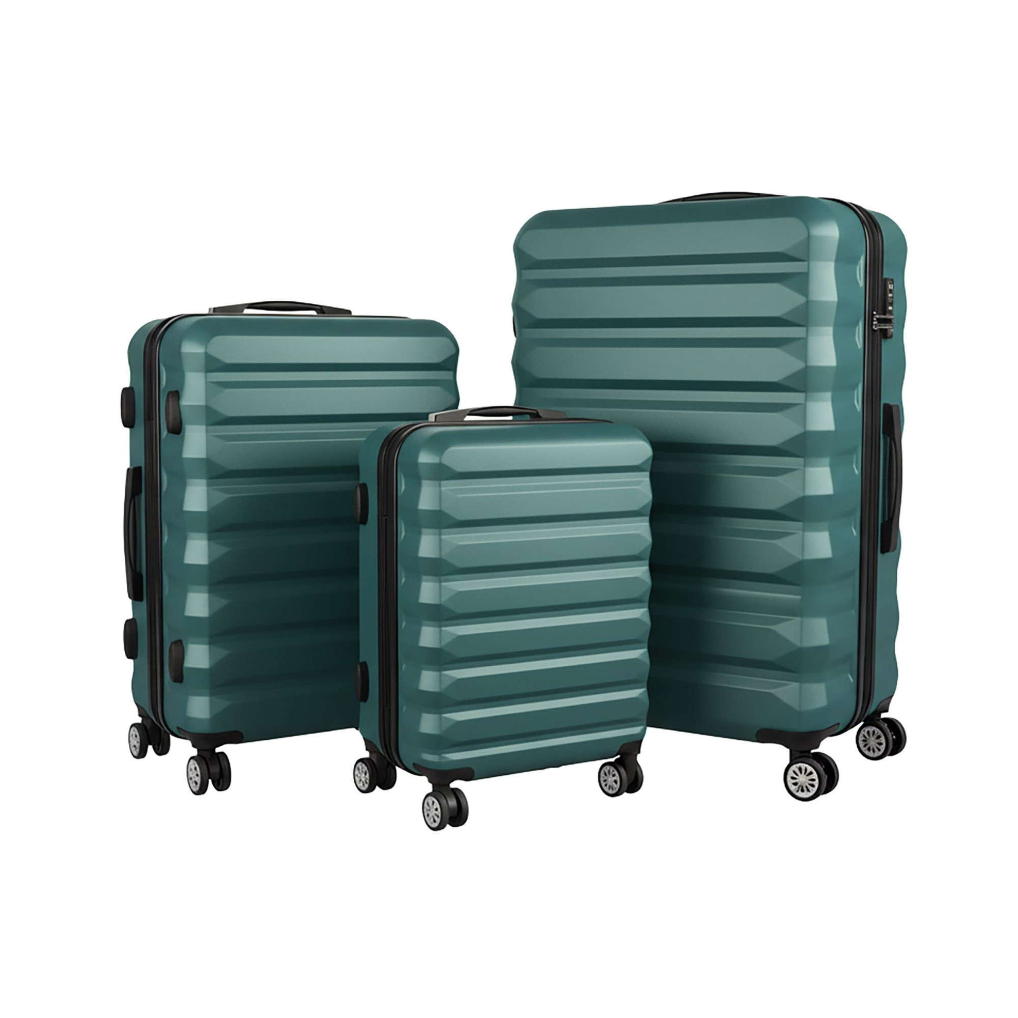 Ensemble de 3 valises rigides à roulettes