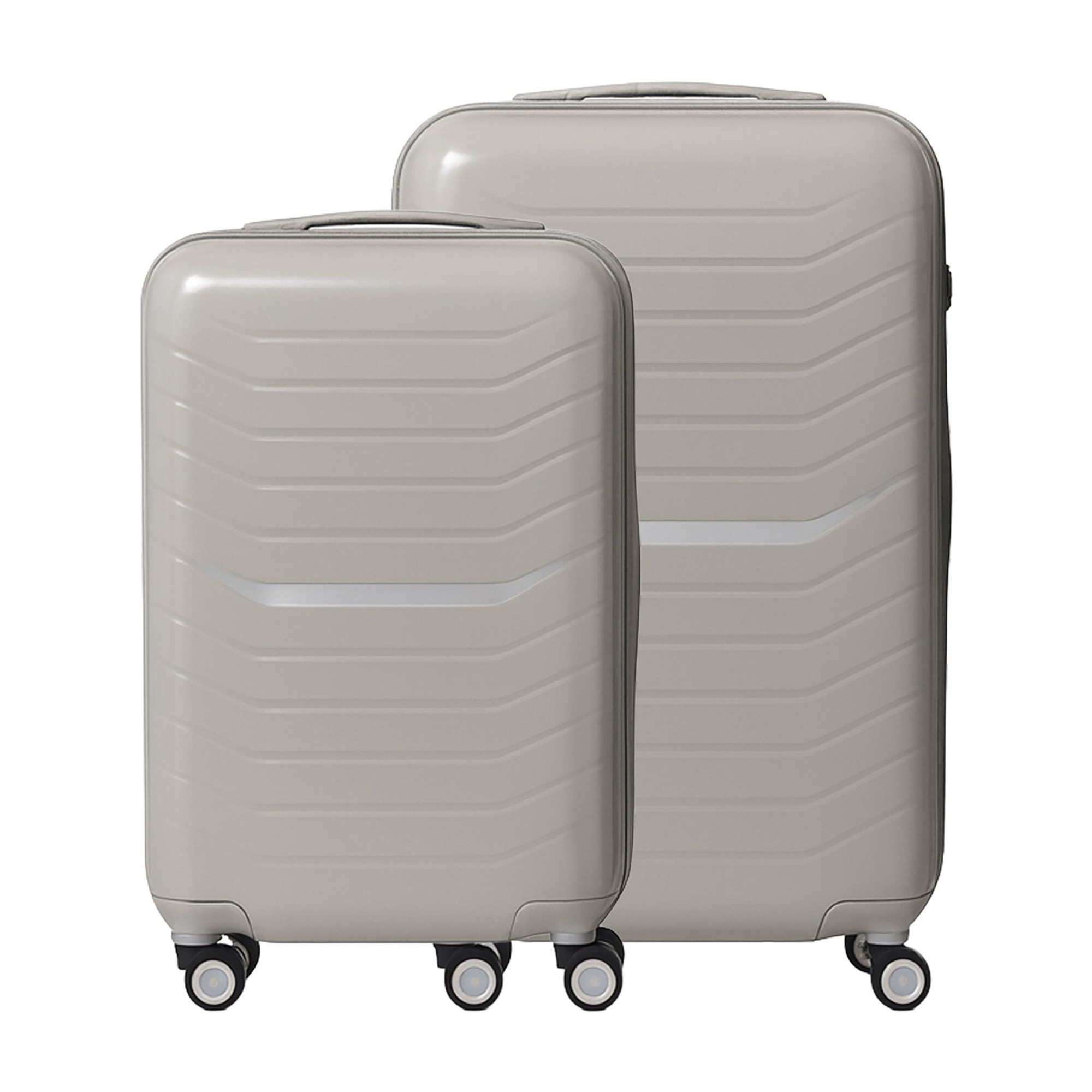 Ensemble de 2 valises rigides avec serrure TSA