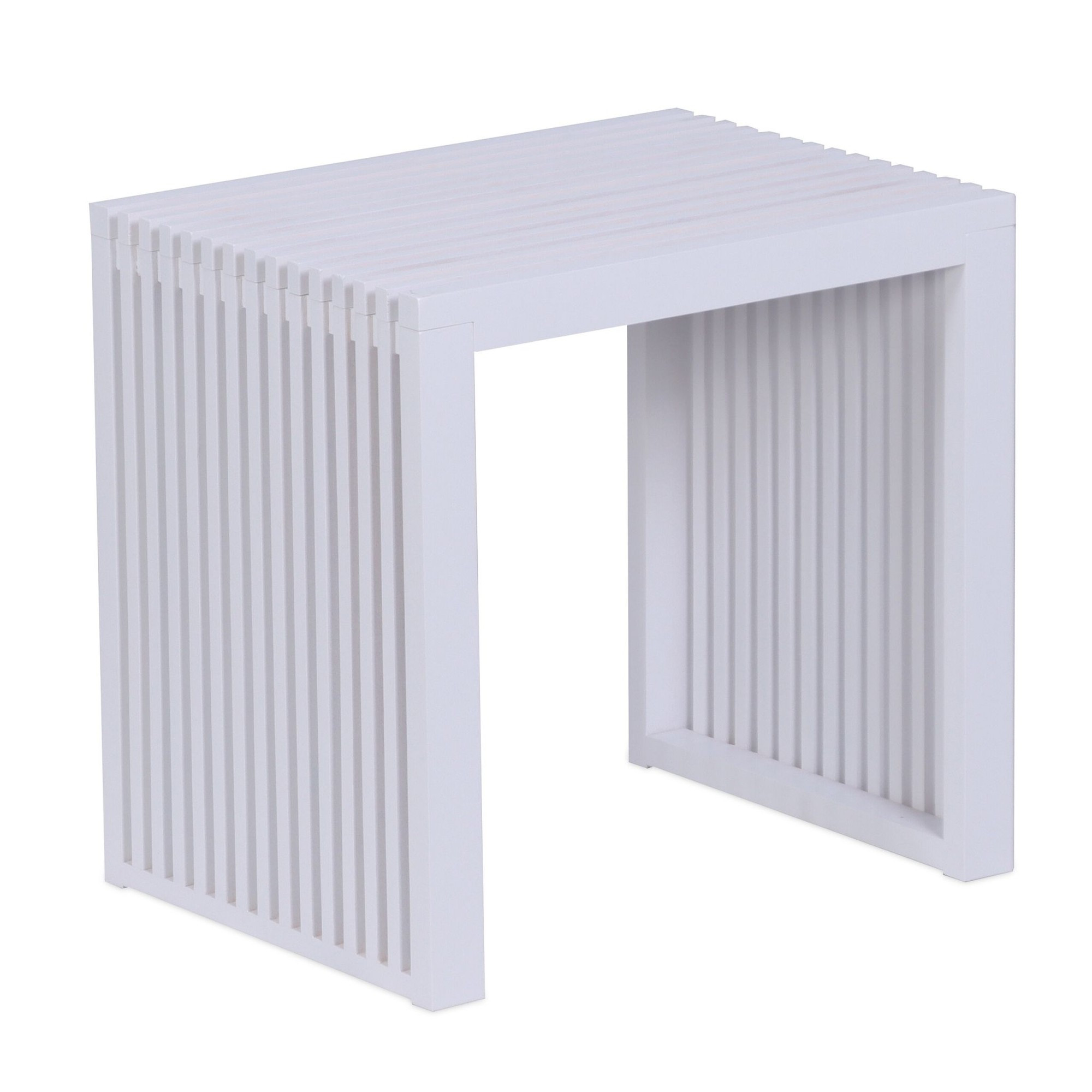 Banco de bambu – Design minimalista, sem encosto e compacto